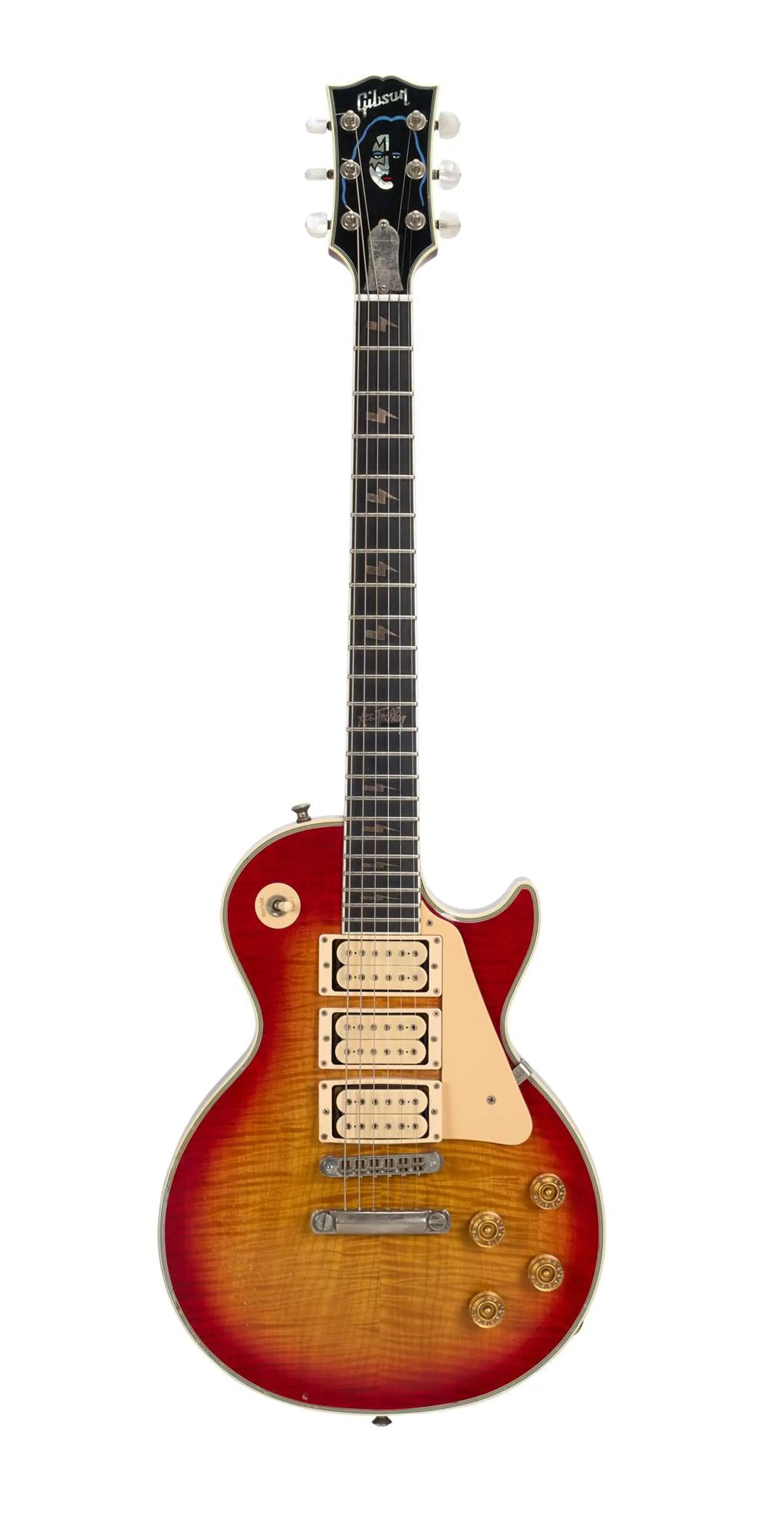 Lot #515. KISS | Ace Frehley Super Bowl XXXIII Stage Played Artist Proof #007 1997 Gibson Signature Les Paul Custom, Cherry Sunburst Lot #515 KISS Ace Frehley Super Bowl XXXIII Stage Played Artist Proof #007 1997 Gibson Signature Les Paul Custom, Cherry Sunburst
