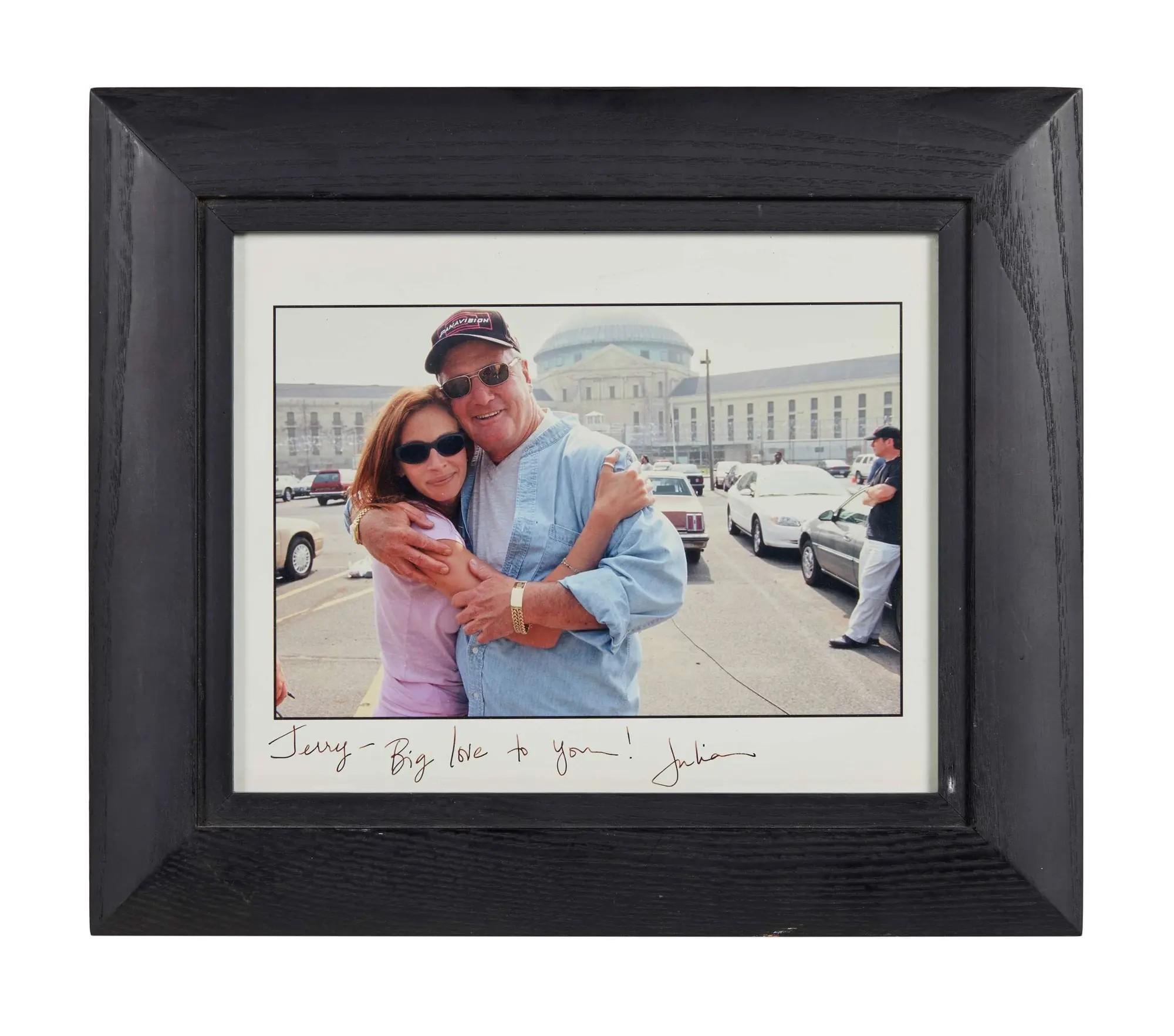 Lot #72  Jerry Weintraub Julia Roberts Signed Photo