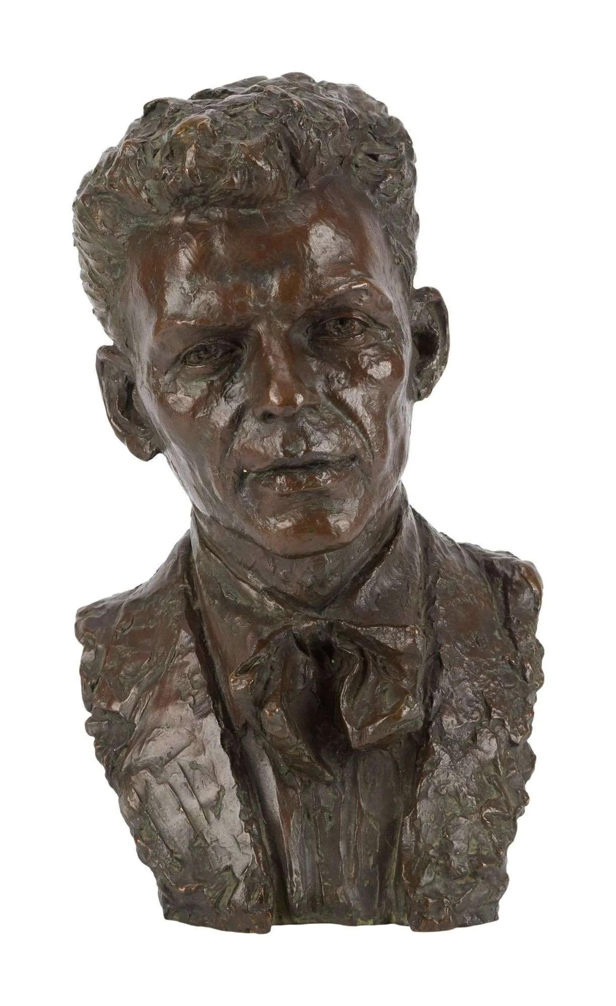 Friars Club | Frank Sinatra Bust By Jo Davidson Friars Club Frank Sinatra Bust By Jo Davidson