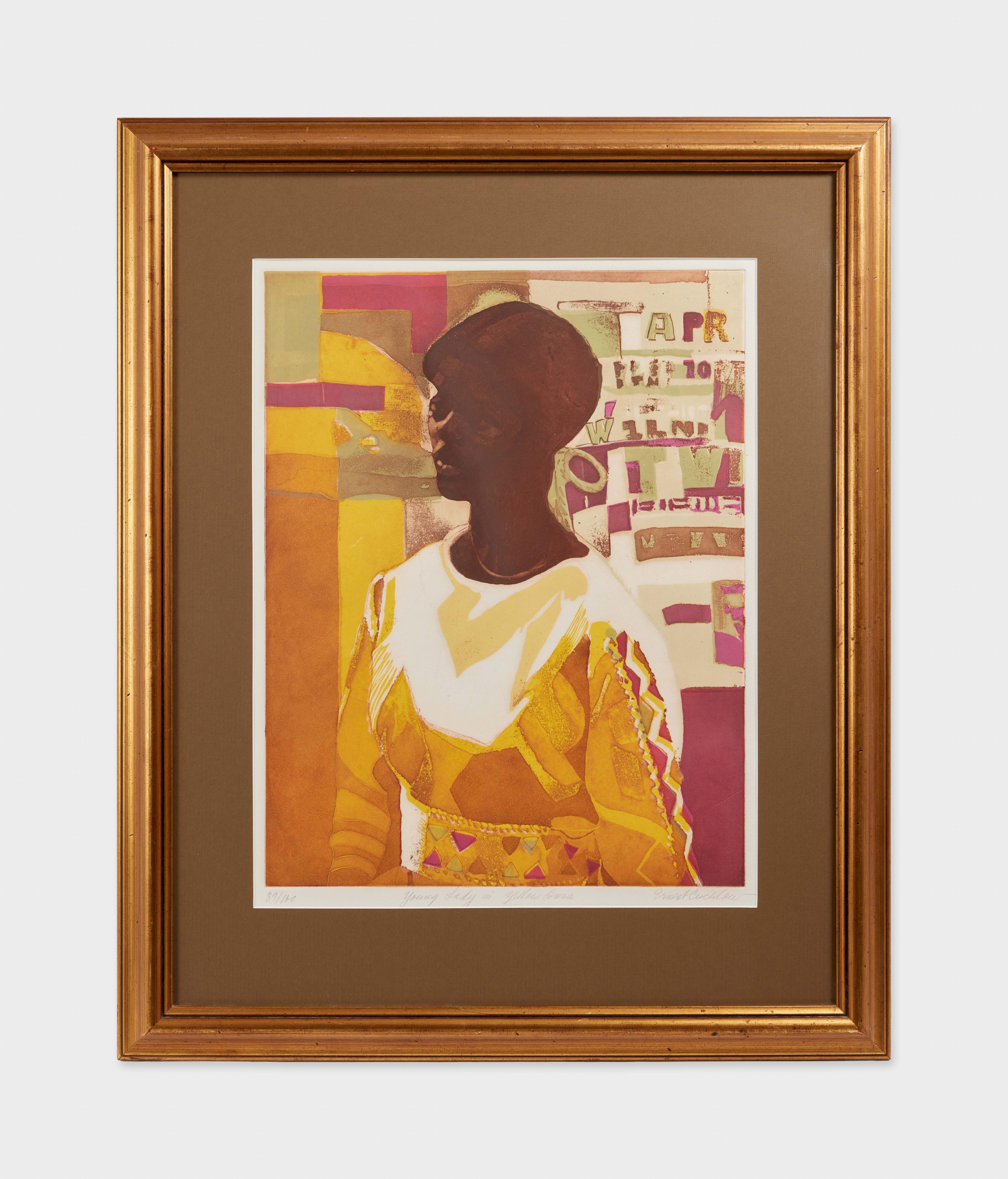 Signed Ernest Crichlow Print