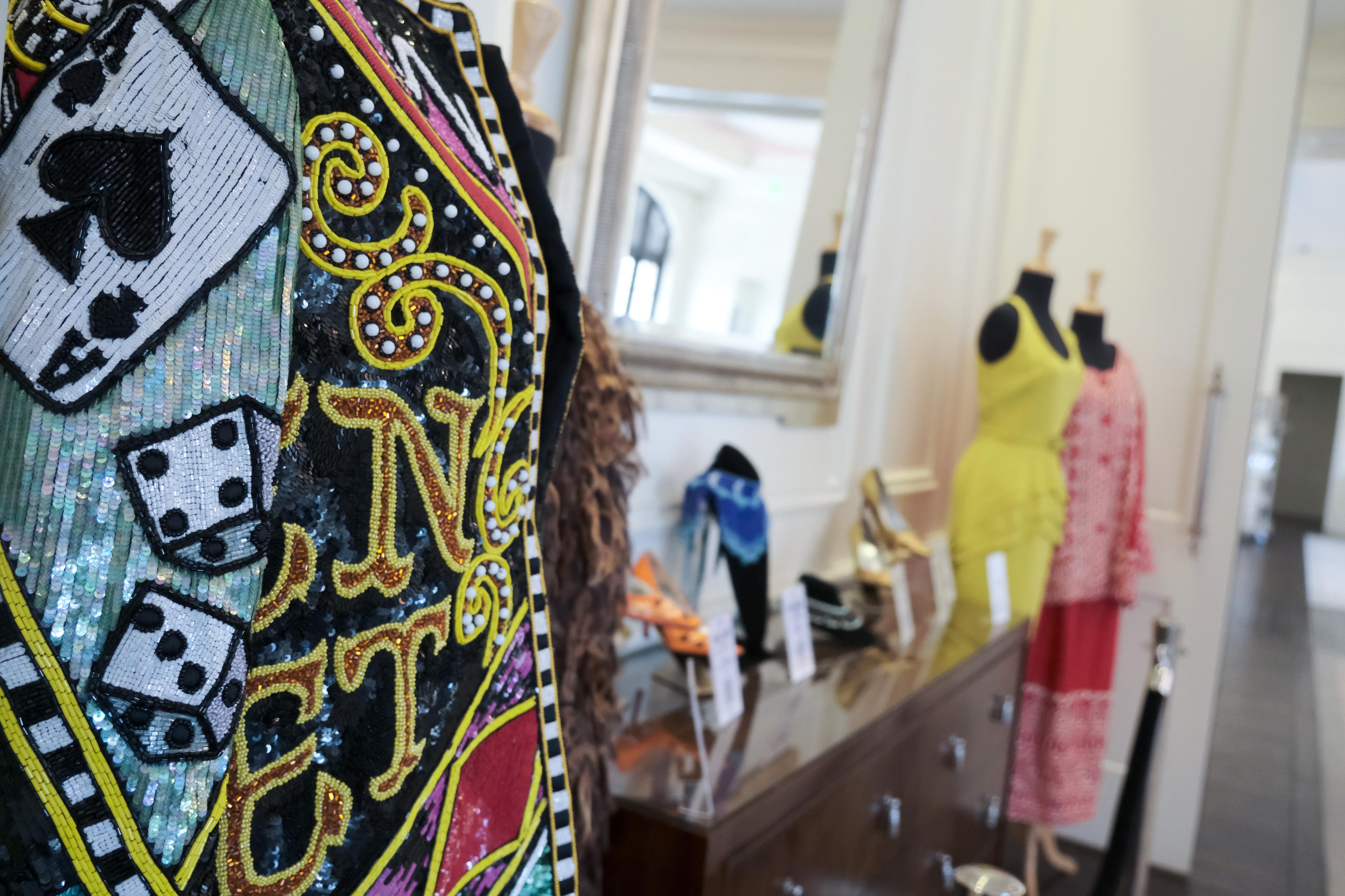 auction items on display at the Whitney E. Houston Legacy Foundation's Gala of Love
