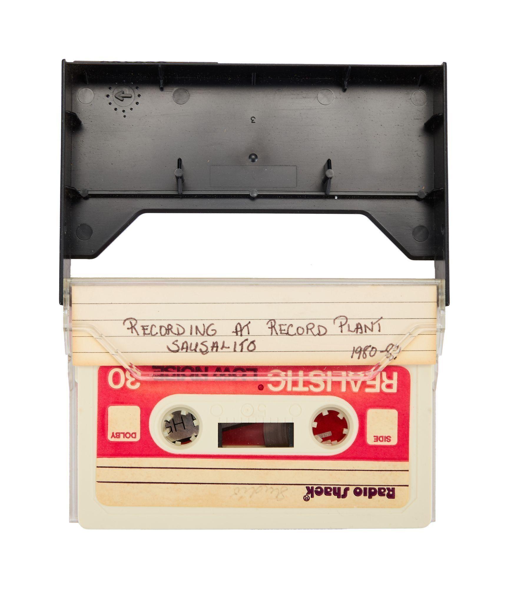 Rick James | Cassette Tape of Unreleased "When She's In Between Two Sheets" Version of "Superfreak" a white cassette tape