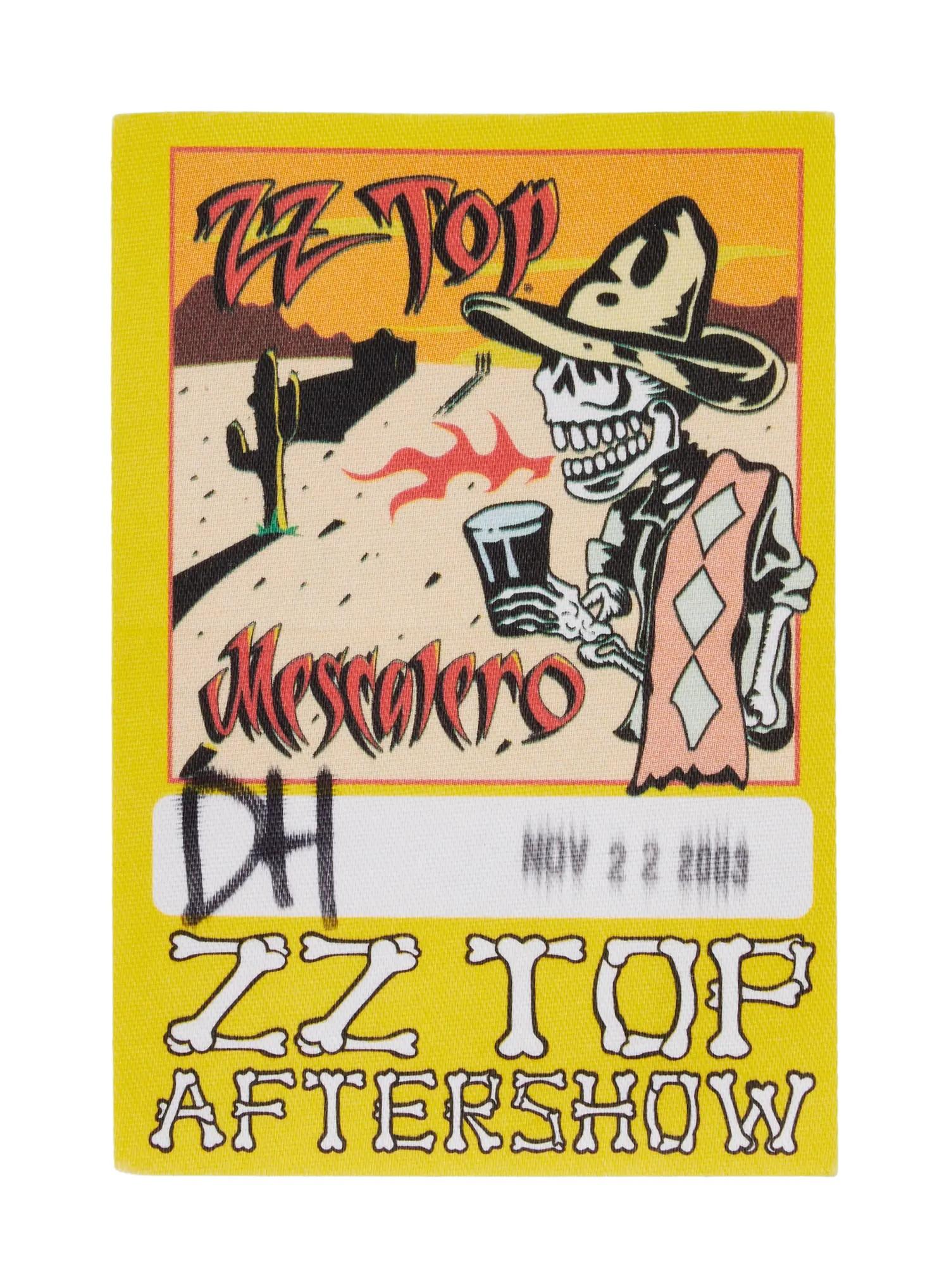 Lot 15  Dusty Hill ZZ Top Backstage Passes