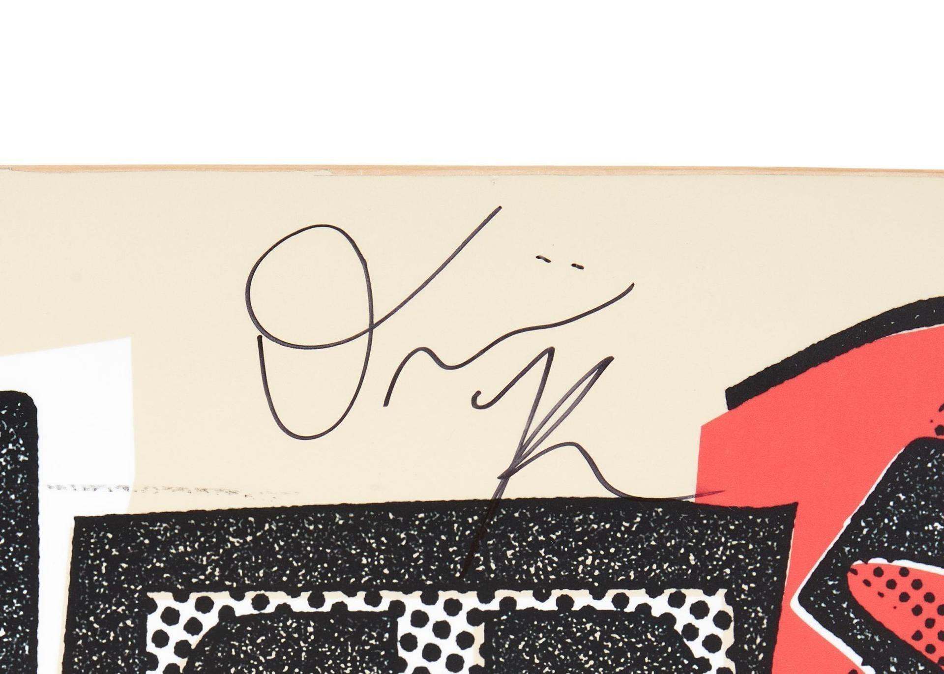 Olivia Rodrigo Twice Signed Skateboard Featured In Bad Idea Right? Music Video