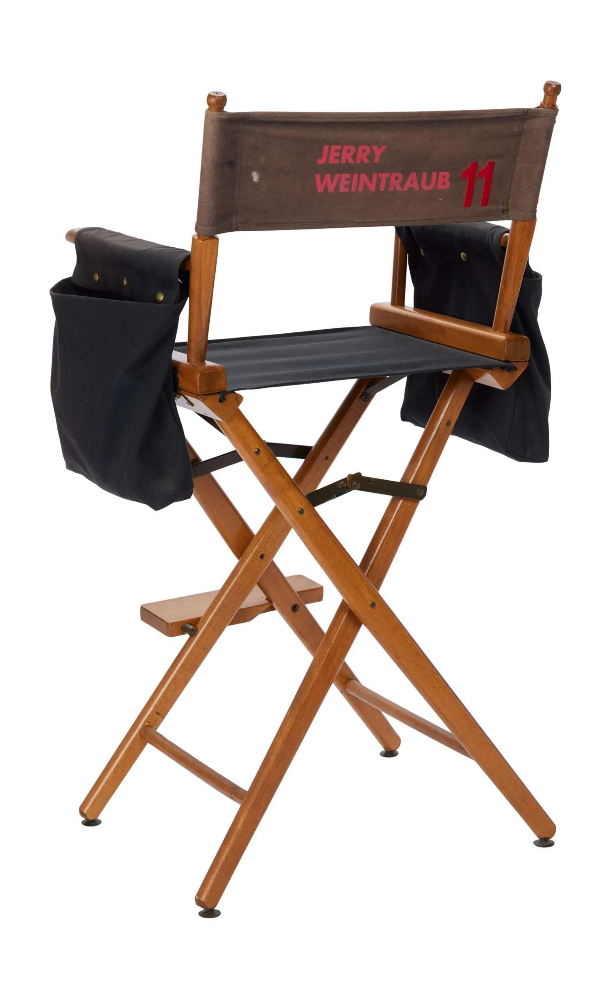 Lot #3  Jerry Weintraub “Ocean’s Eleven” Director's Chair
