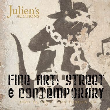 A poster for Julien's Auction Fine Art