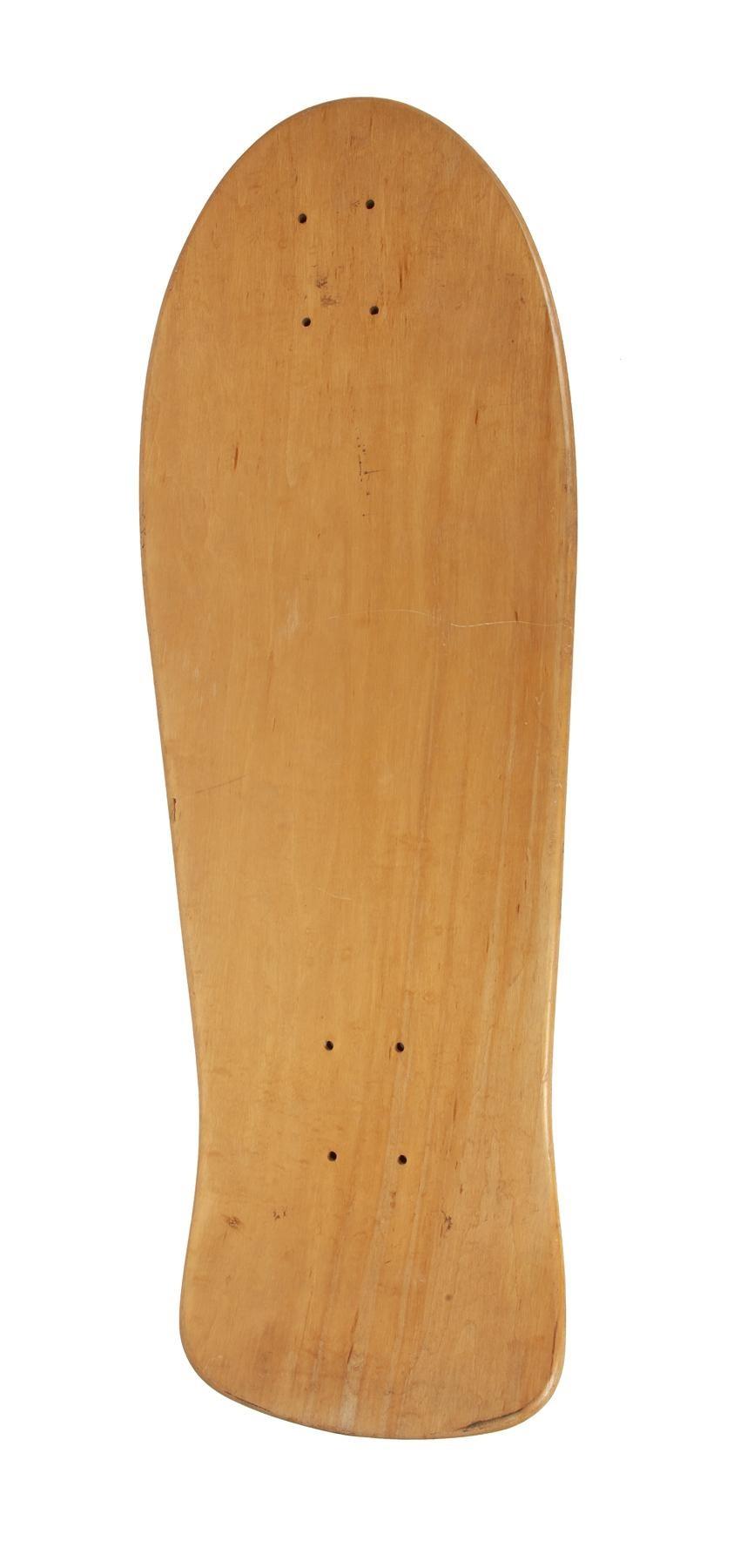 KEITH HARING SIGNED 1986 TRIBAL MAN SKATEBOARD DECK