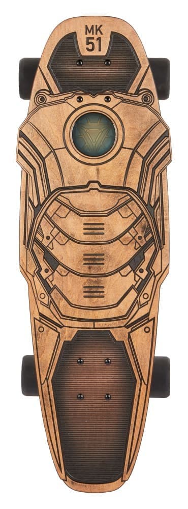 BEAR WALKER: SIGNED ROBERT DOWNEY JR. "IRON MAN" MK51 (MARK 51) SKATEBOARD BEAR WALKER SIGNED ROBERT DOWNEY JR. IRON MAN MK51 SKATEBOARD