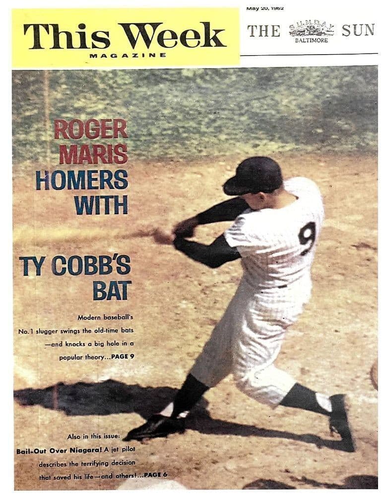 Roger Maris | Photo-Matched 1962 Record Defending Home Run Baseball Bat (PSA)