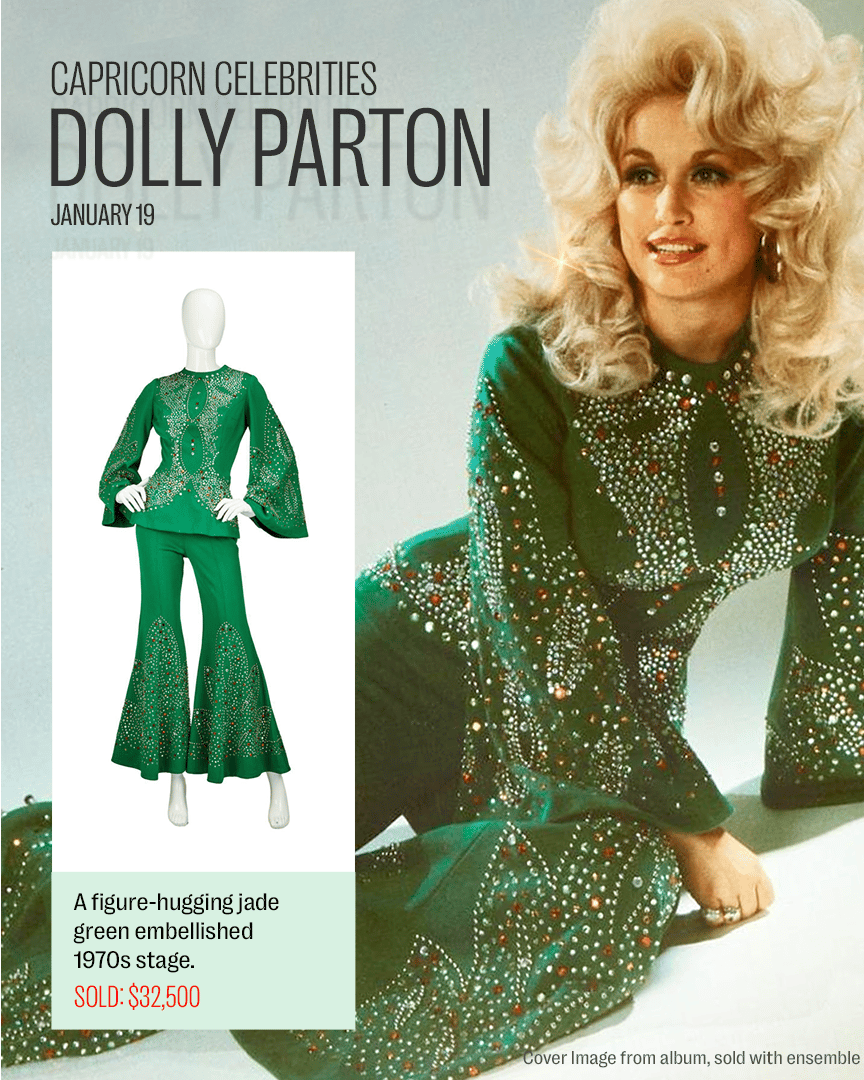 a dolly parton costume is being sold for $ 32,500