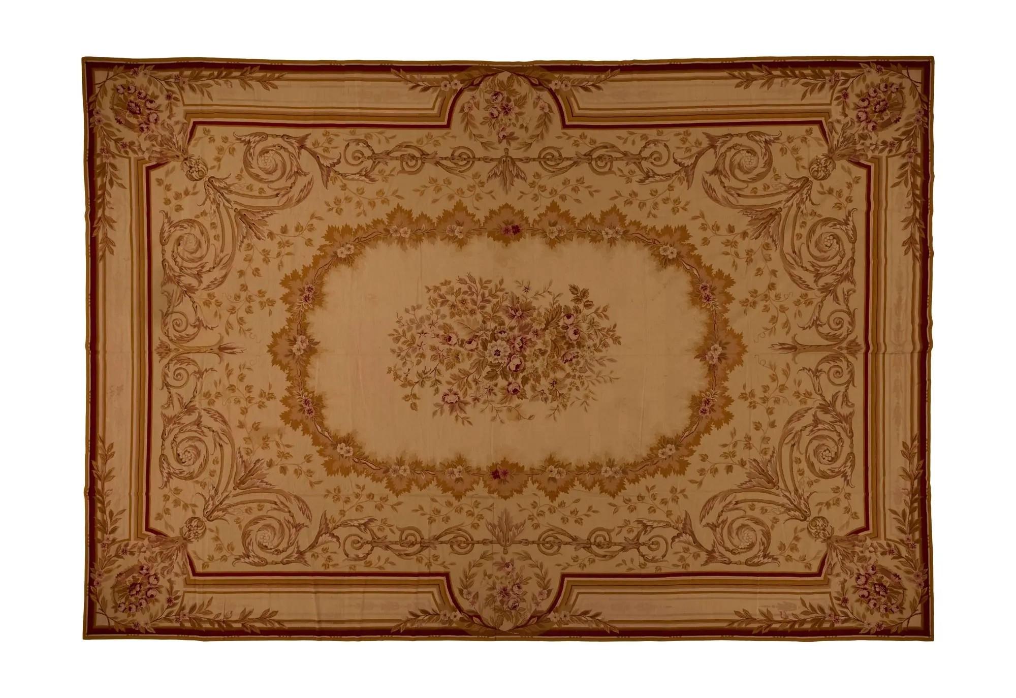Lot #346. Whoopi Goldberg | Sino Aubusson Carpet a photo of a rectangle carpet
