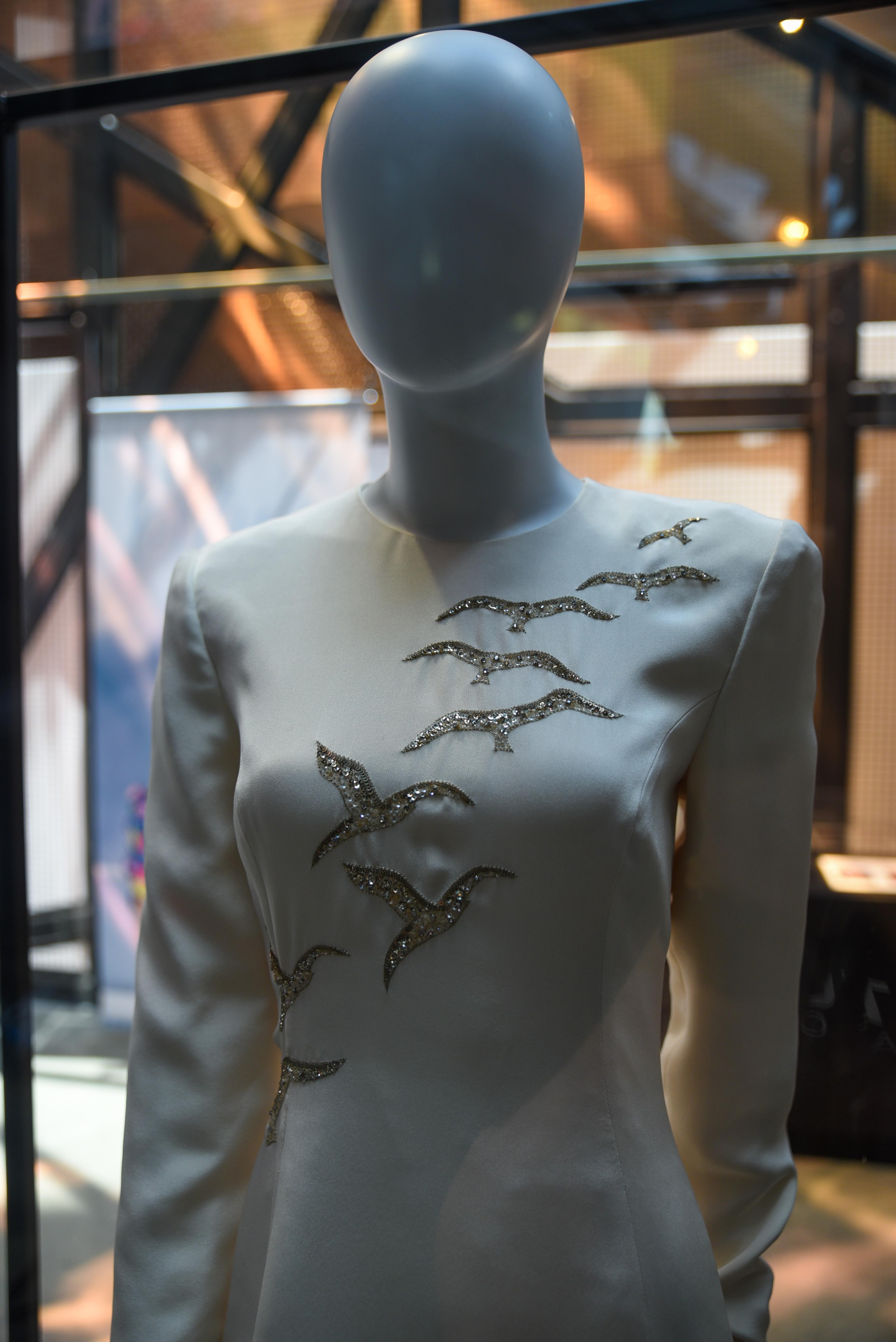 a white dress on a mannequin
