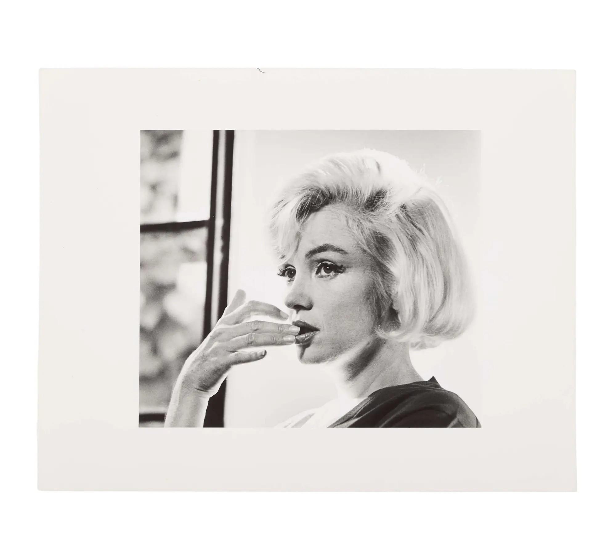Lot #39. Marilyn Monroe | 1962/1982 Black and White Photograph Signed by Allan Grant Lot #39 Marilyn Monroe 1962/1982 Black and White Photograph Signed by Allan Grant