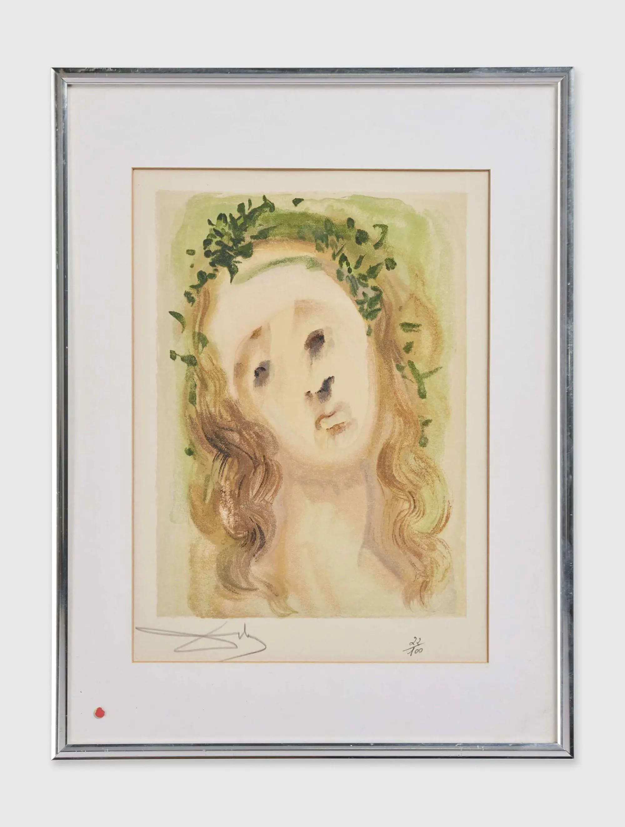 Lot #12  Roberta Flack Salvador Dali Numbered and Signed “Our Lady of Annunciation” Print