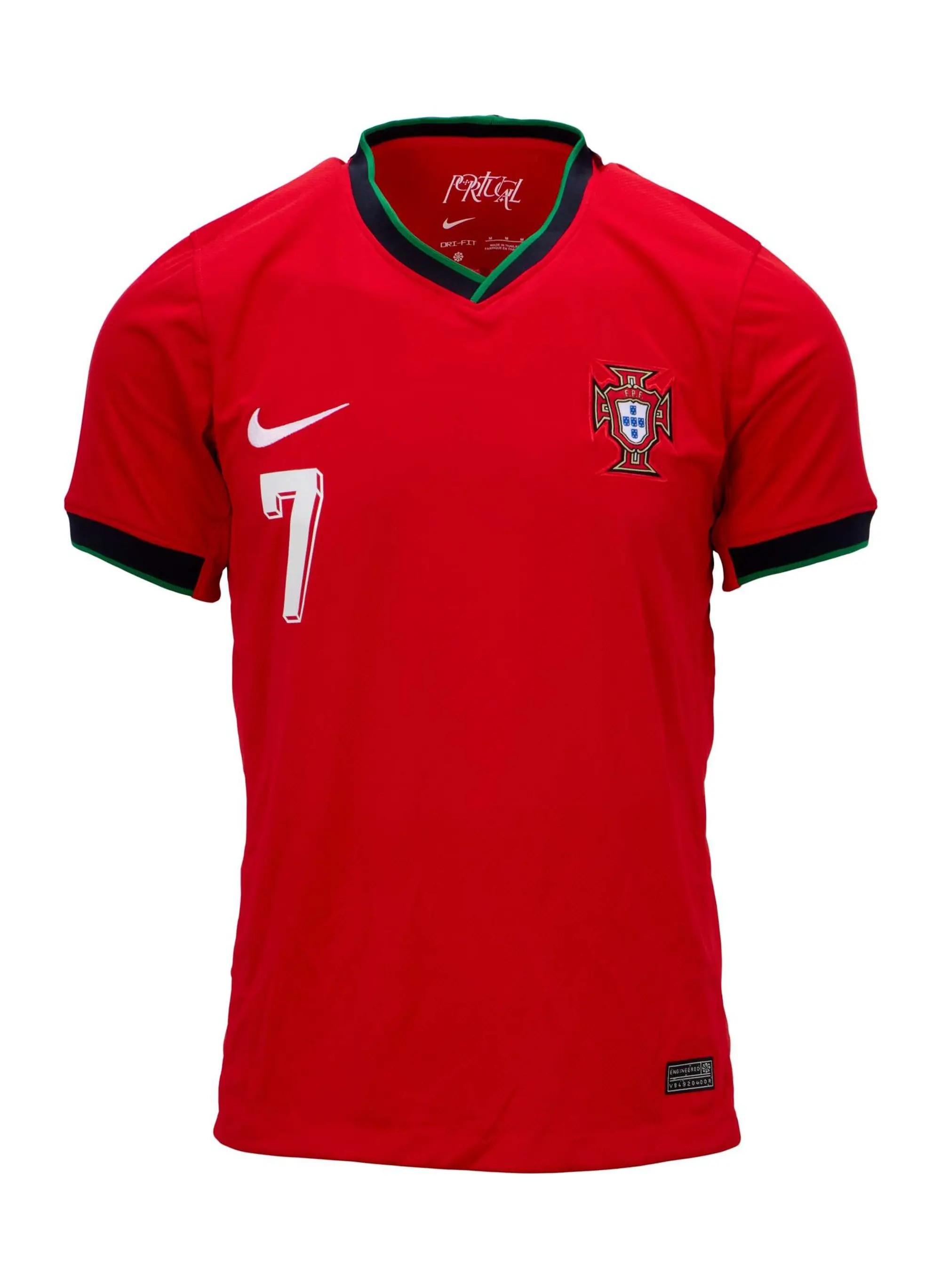 Lot #165  Cristiano Ronaldo Signed Portugal Commemorative Jersey (Beckett)