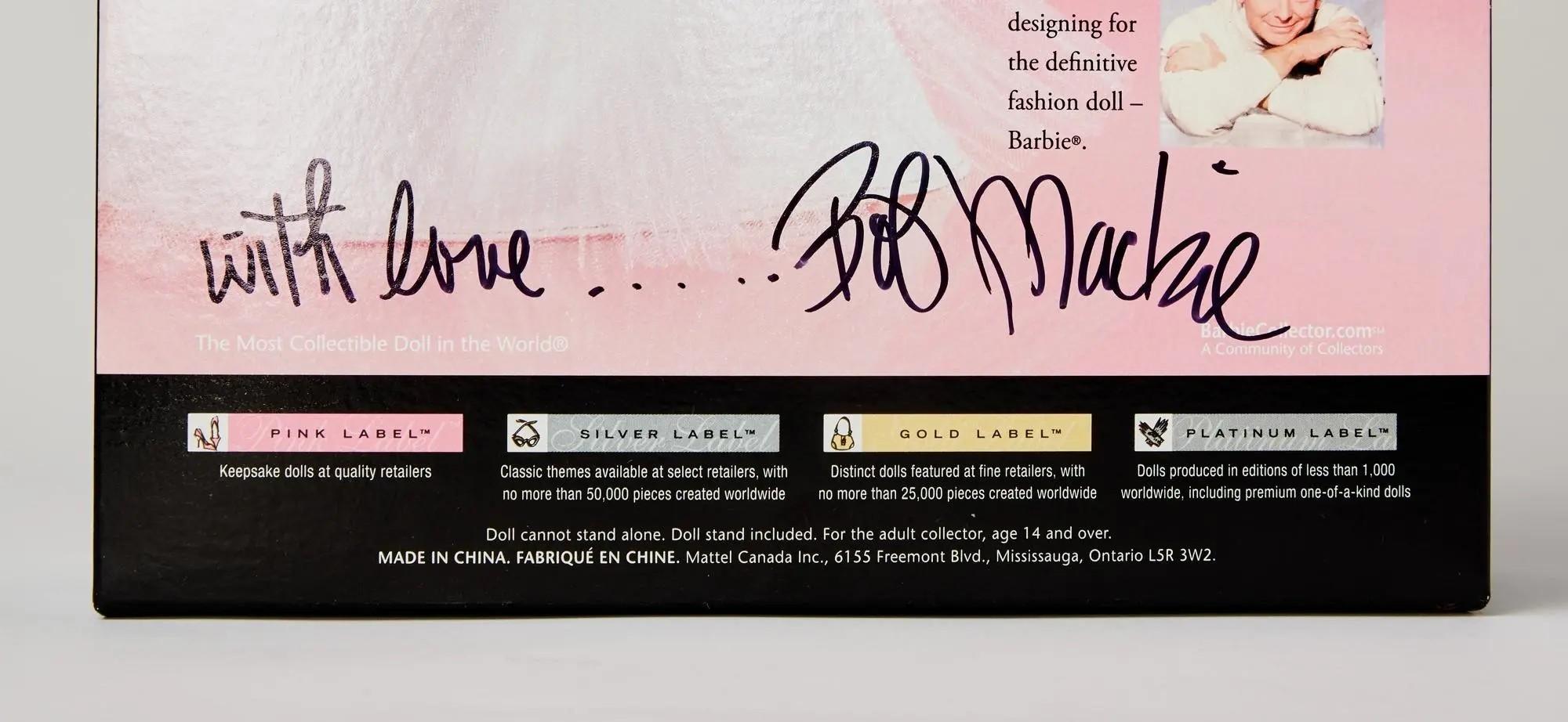 Lot #2 Bob Mackie Signed Barbie 2006 Couture Confection Bride Doll