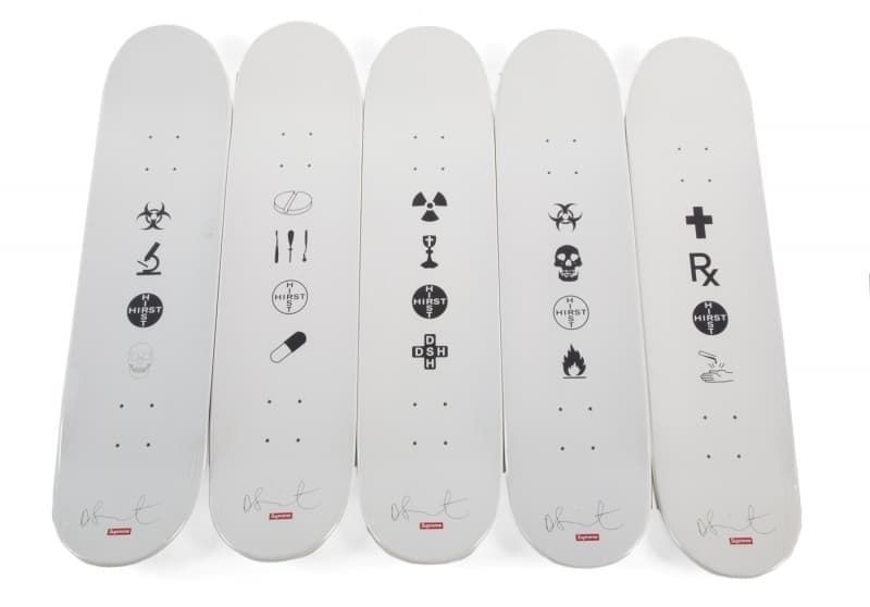 Damien Hirst Supreme Skateboard Decks