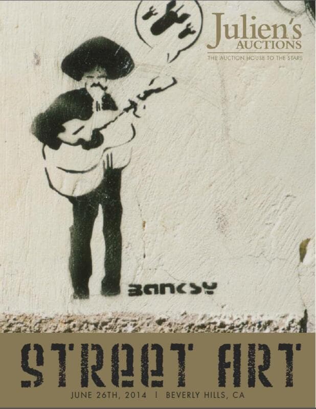 A poster for Julien's Auctions Street Art