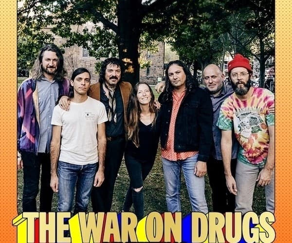A poster for Julien's Auctions The War on Drugs