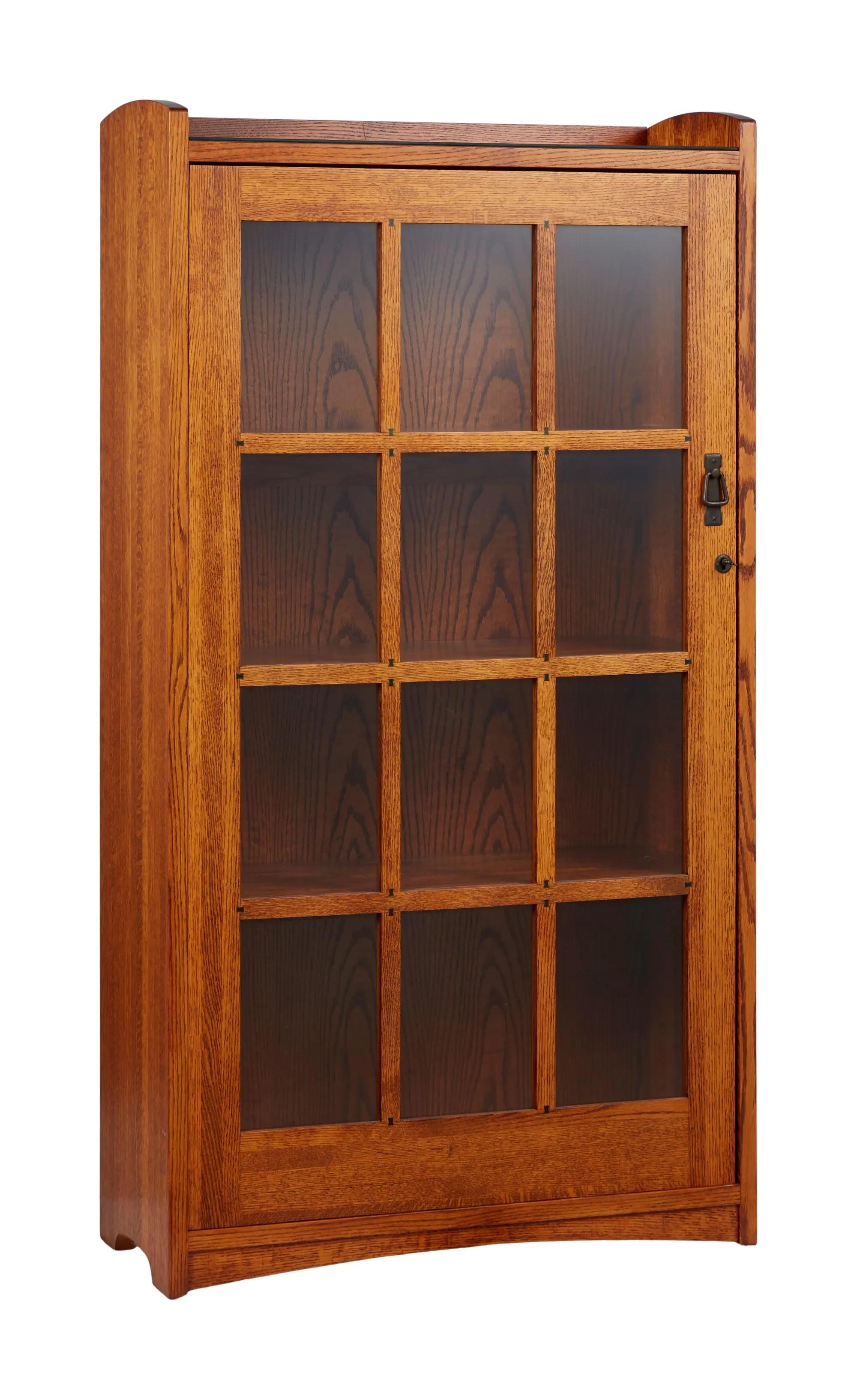 Lot #393. Joe Walsh | American Mission Style Bookcase Cabinet Lot #393 Joe Walsh American Mission Style Bookcase Cabinet
