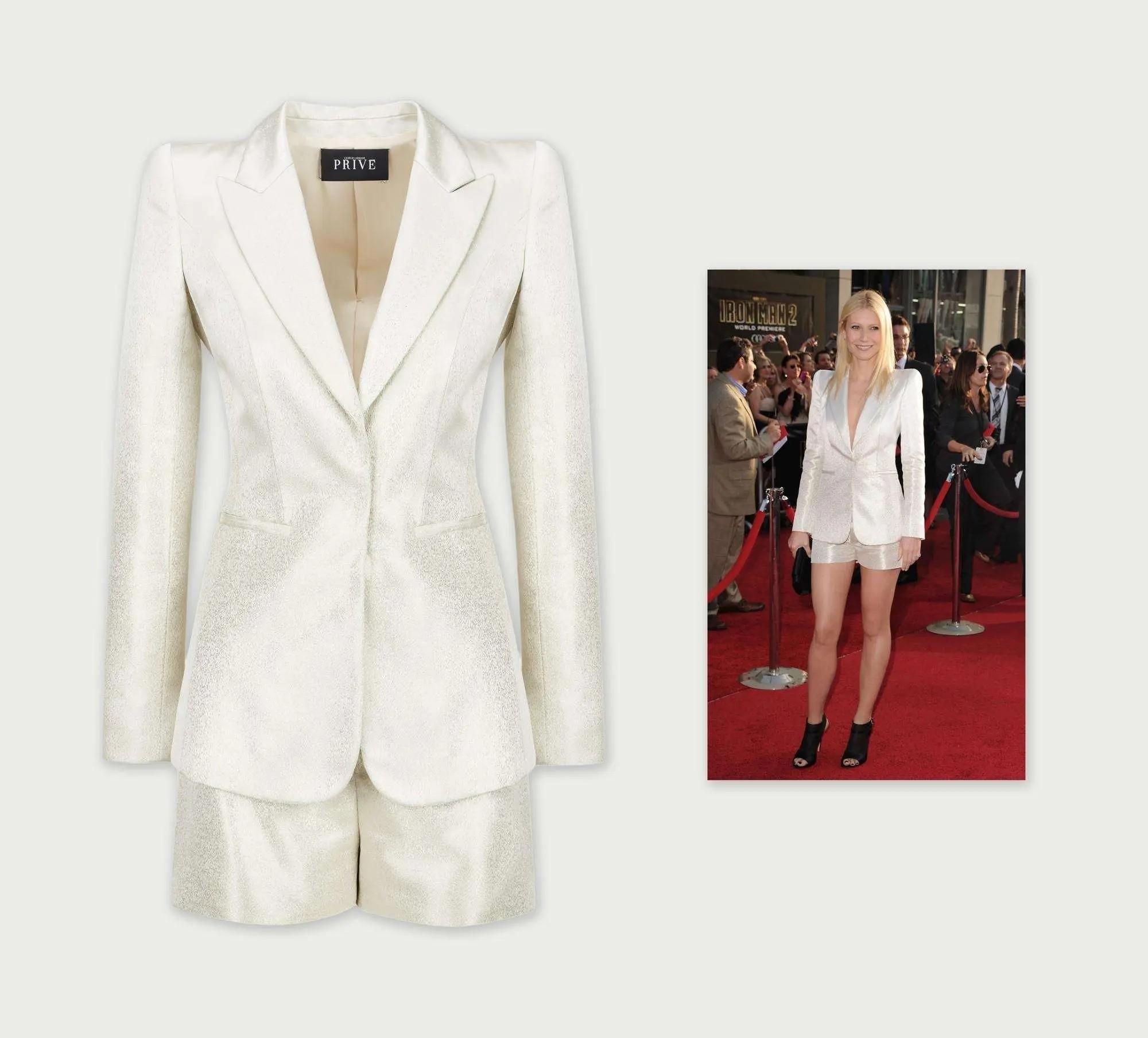 Lot #79 Gwyneth Paltrow  2010 Giorgio Armani Prive Iron Man Two-Piece Ensemble
