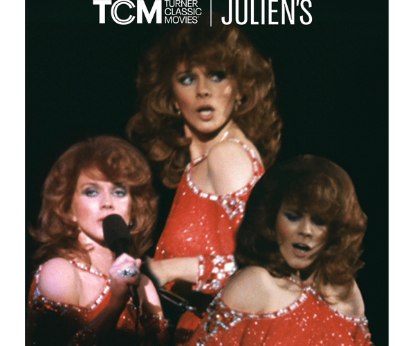 Ann-Margret performing in a red costume