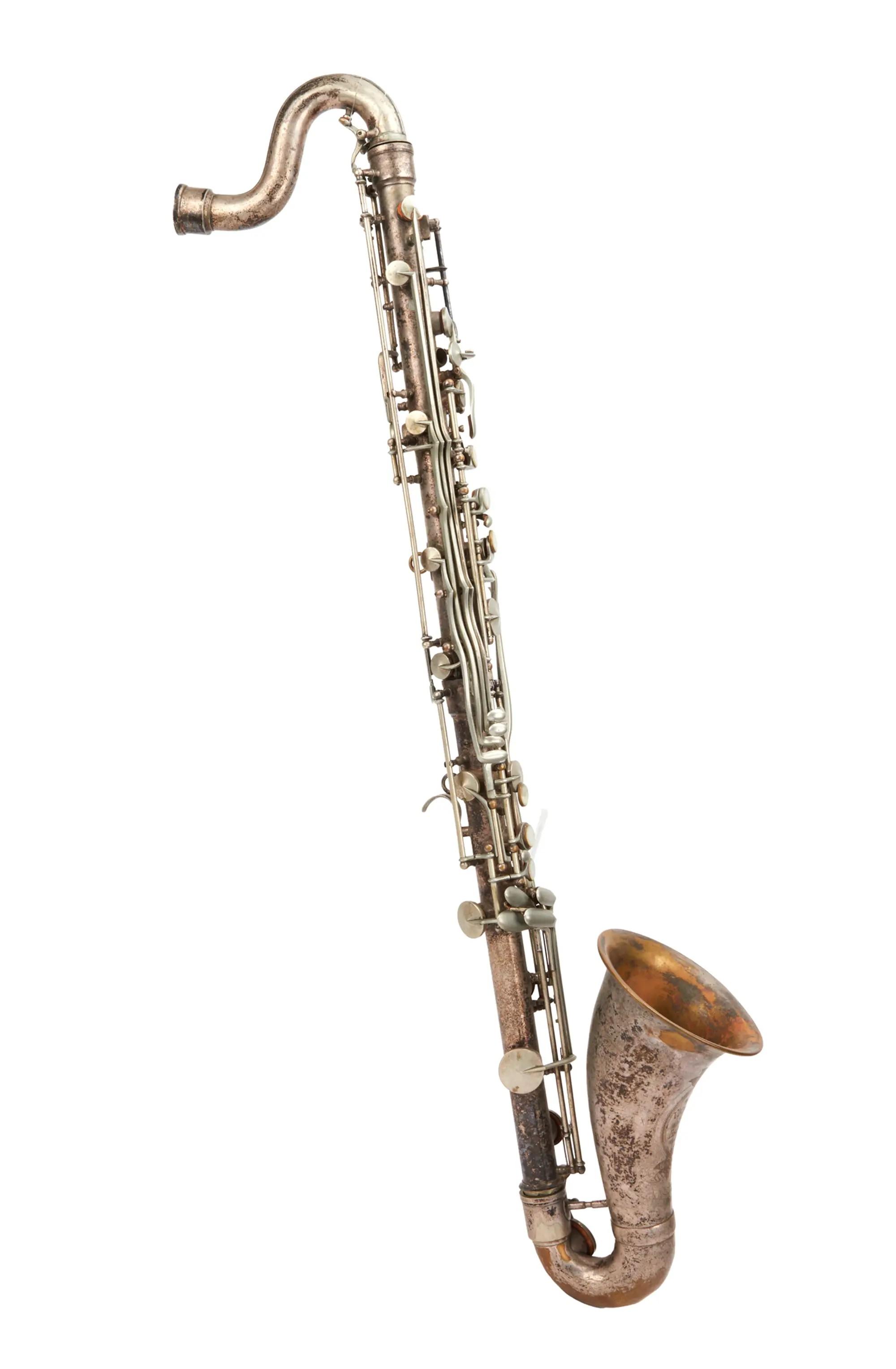 Lot #275. Florian Schneider | 1920s-1930s V. Kohlert's Sohne Metal Bass Clarinet Lot #275 Florian Schneider 1920s-1930s V. Kohlert's Sohne Metal Bass Clarinet