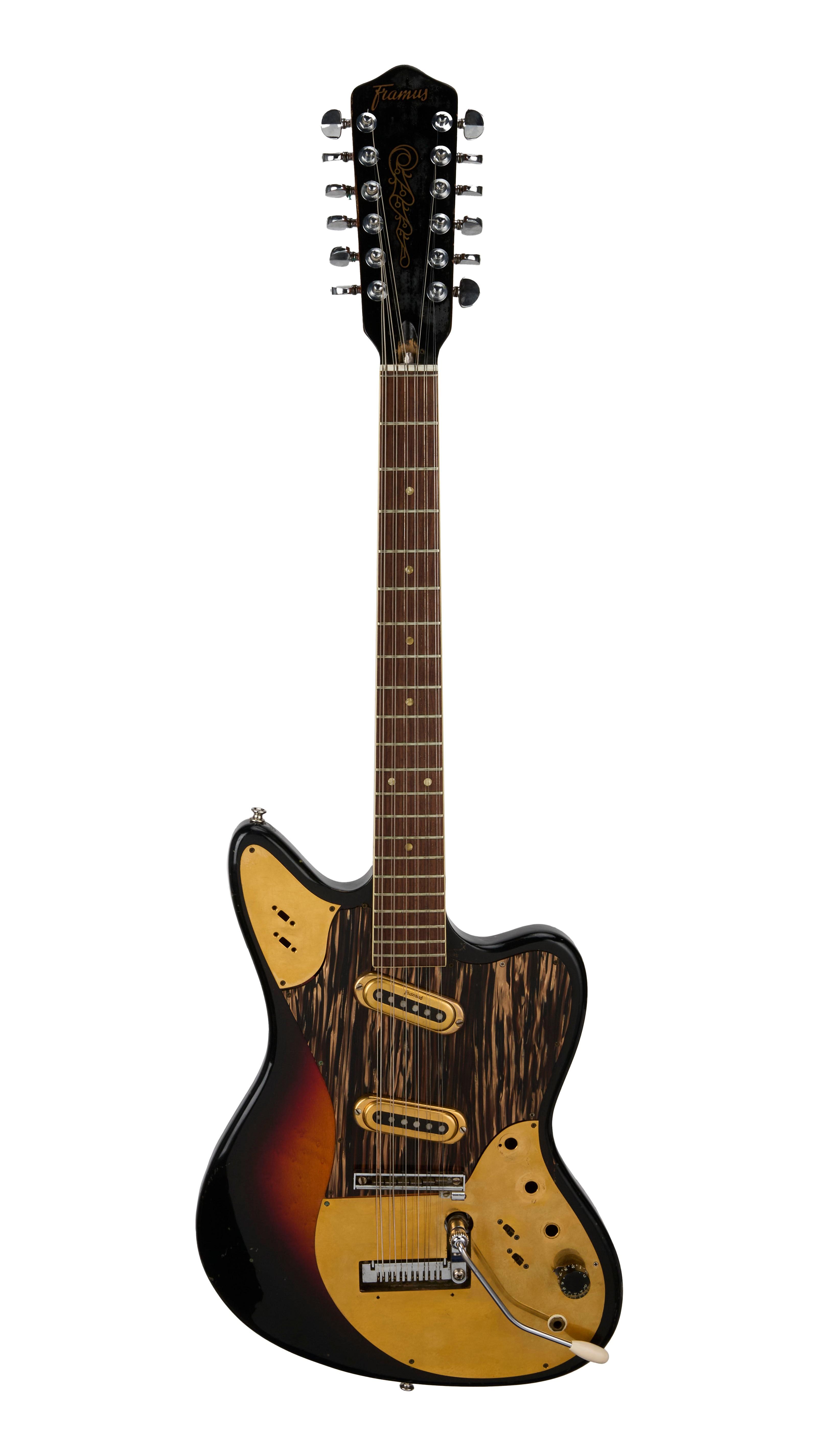 Joe Walsh | Barnstorm Debut Album - 1966 Framus Strato Gold De Luxe 12-String Electric Guitar, Sunburst