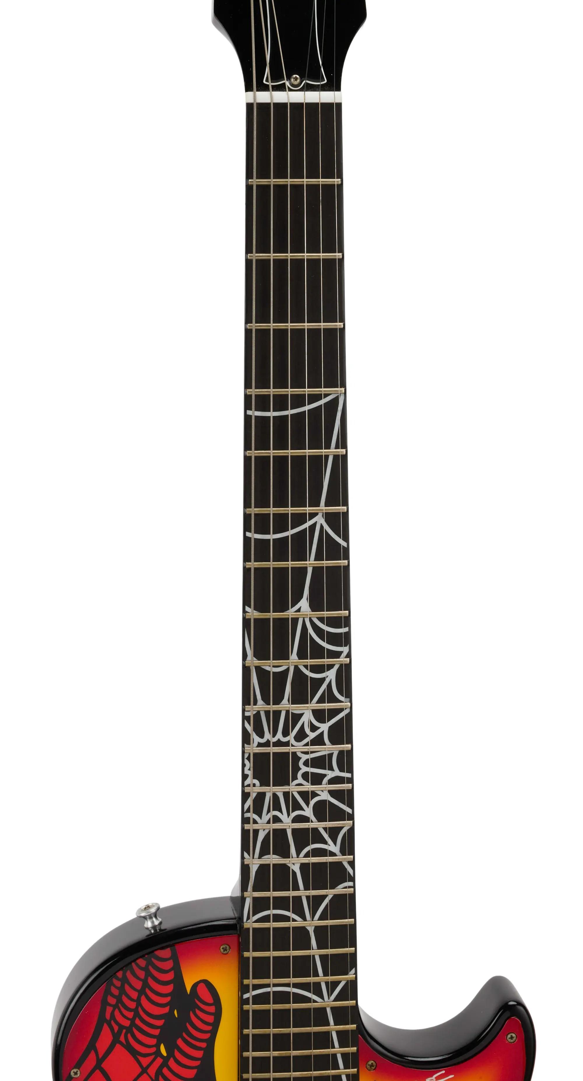 Stan Lee Signed Gibson Web Slinger One Les Paul Junior with Spider Man Graphic