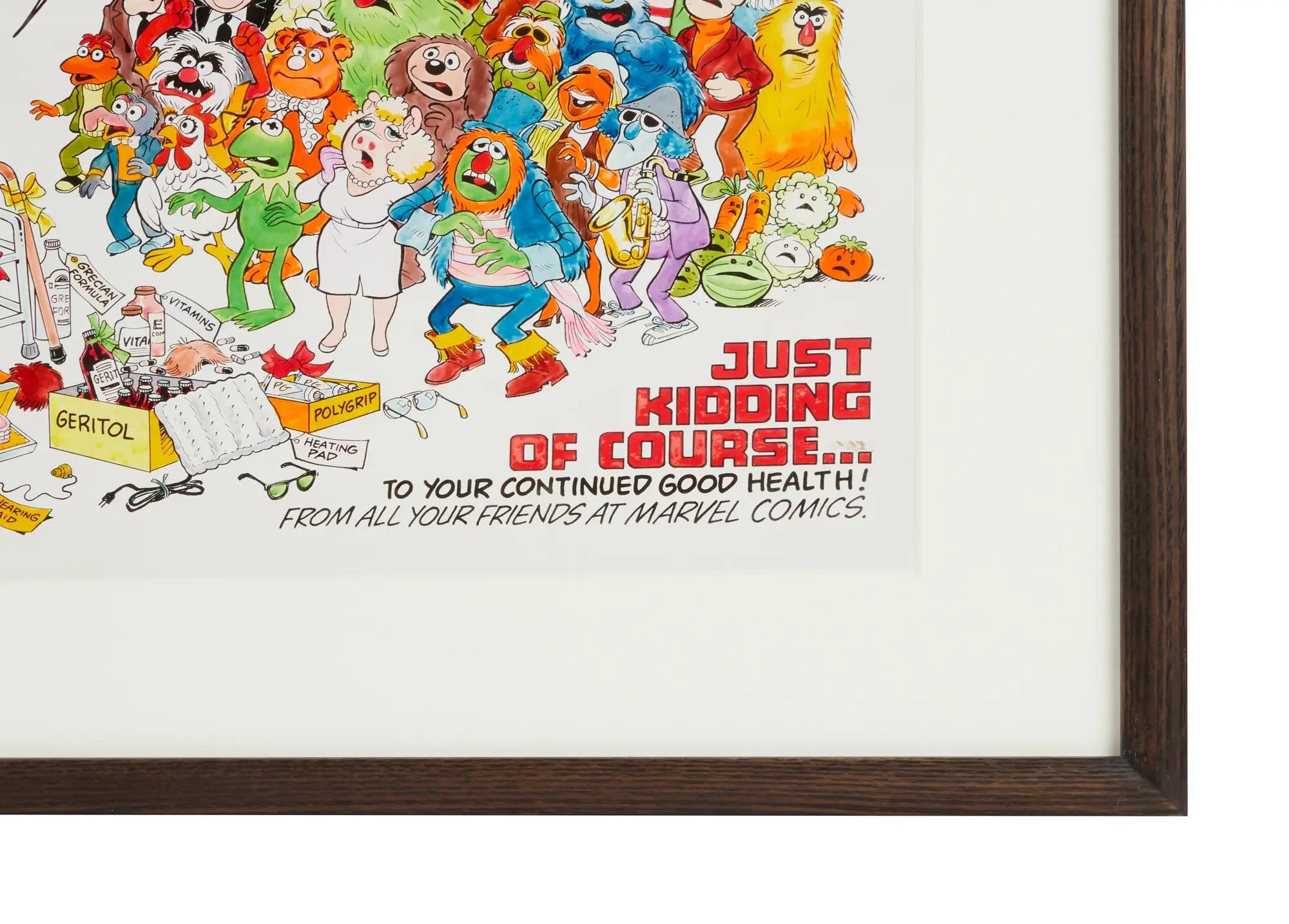 Jim Henson Marvel Comics "30th Anniversary" Artwork