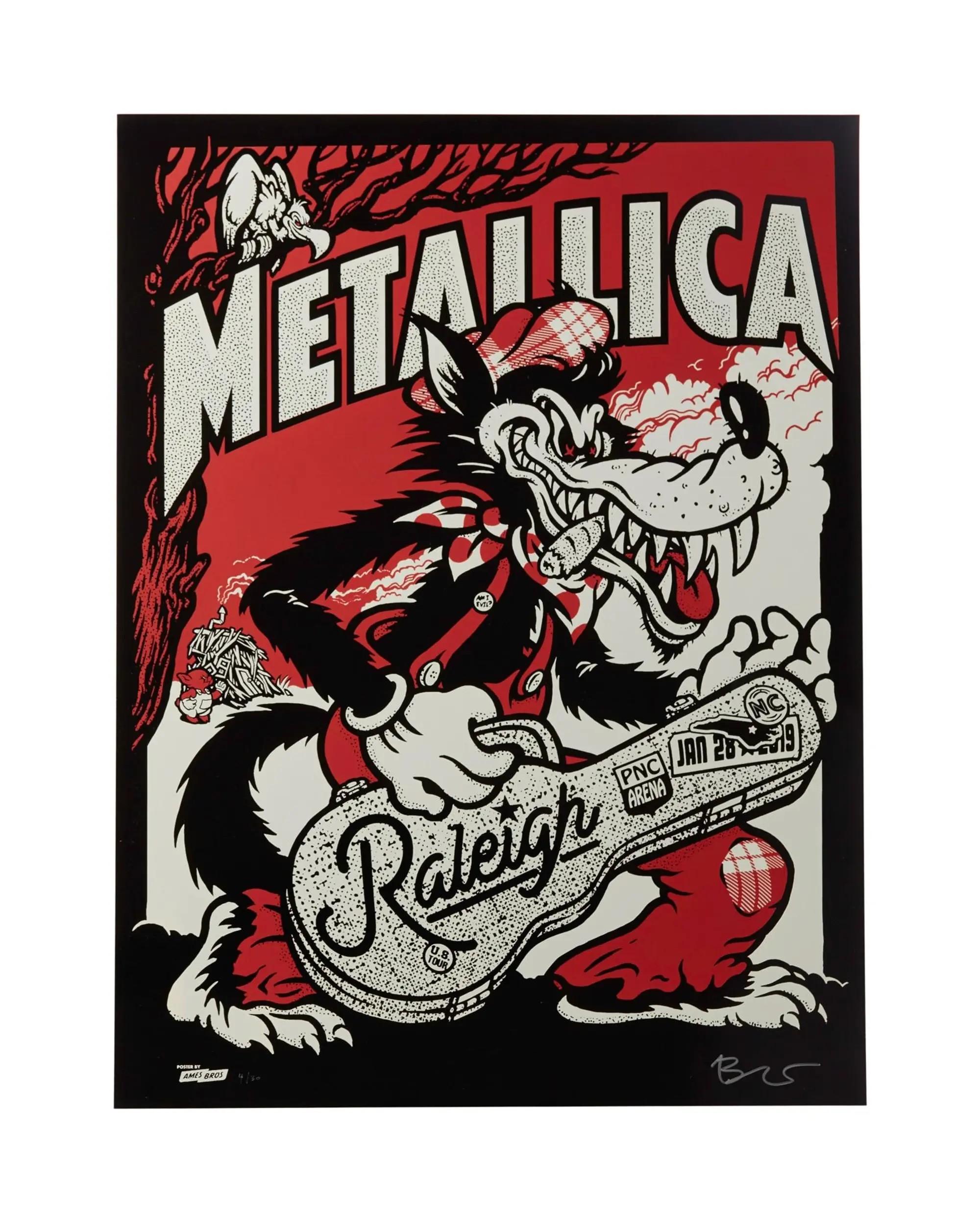 a poster for pearl jam concert