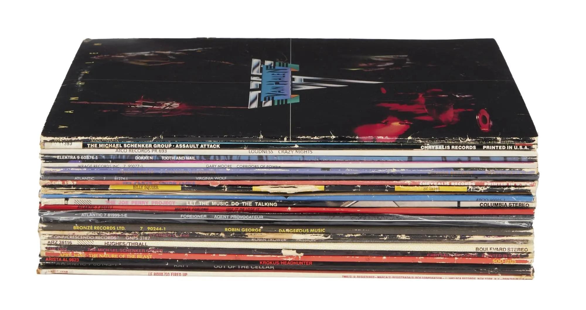 Lot #502. Tommy Lee | Collection of Rock & Roll Record Albums Lot #502 Tommy Lee Collection of Rock & Roll Record Albums