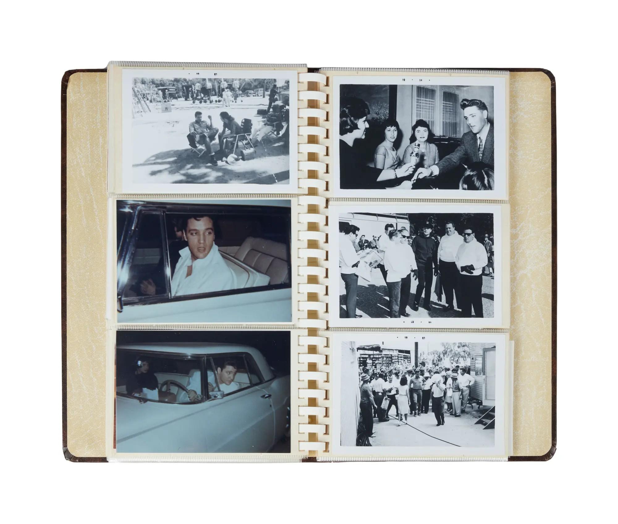 Lot #51. Elvis Presley | Photo Album of Professional and Unpublished Photos Lot #51 Elvis Presley Photo Album of Professional and Unpublished Photos
