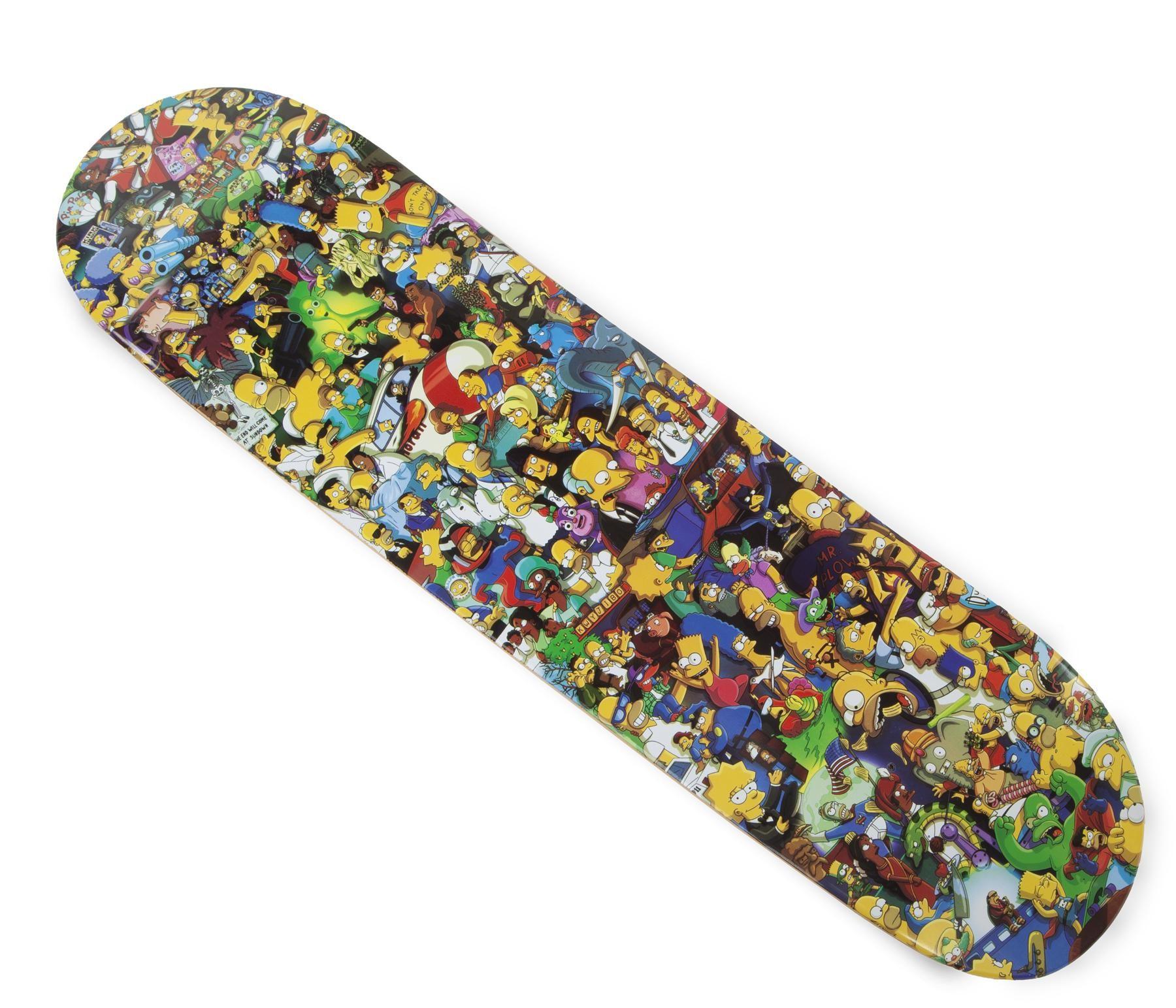 SIMPSONS SKATEBOARD DECK 25TH ANNIVERSARY CREW GIFT