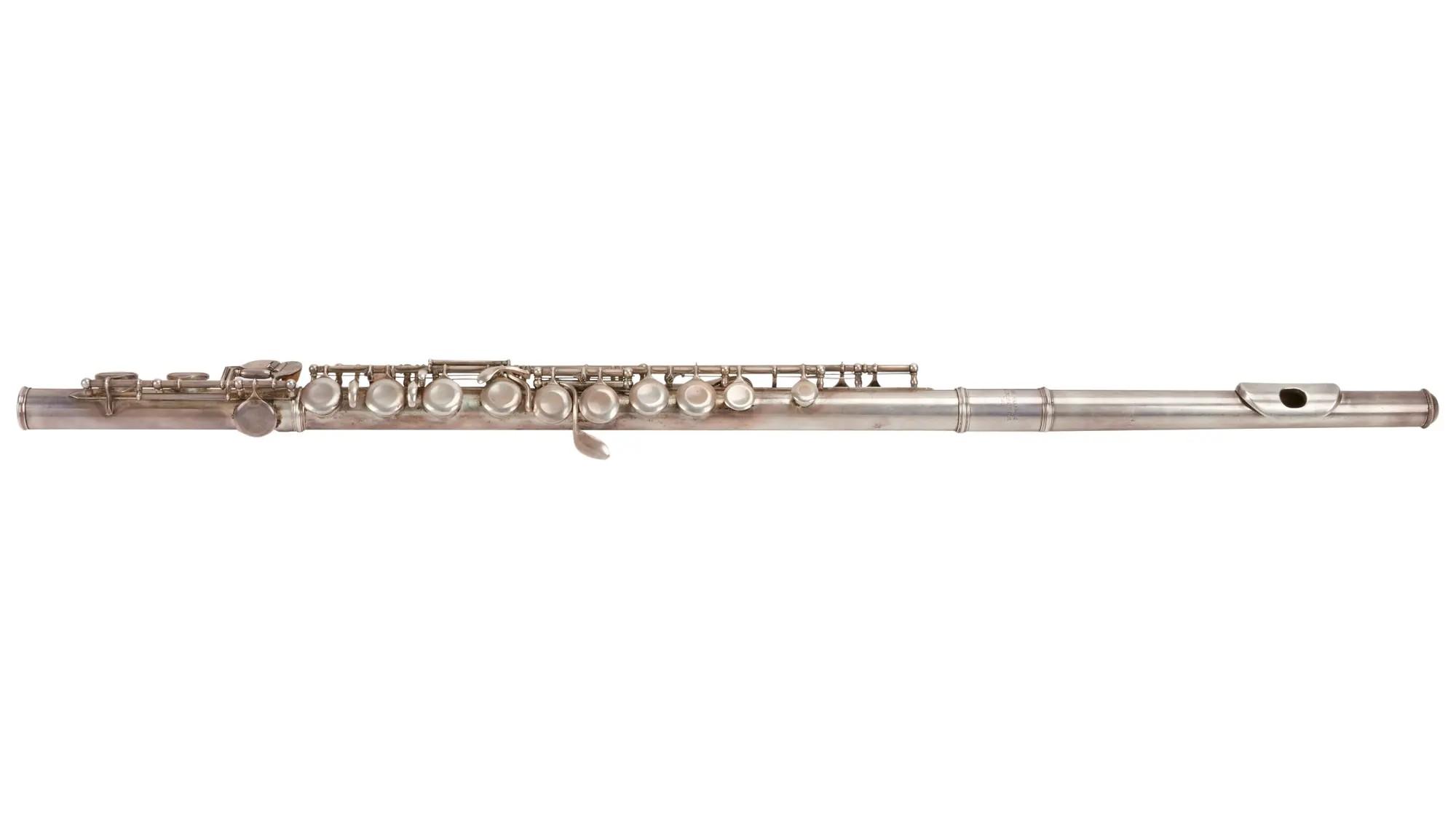 Lot #9. Florian Schneider | 1960s Stage and Studio-Played Johannes Gerhard Hammig Flute Lot #9 Florian Schneider 1960s Stage and Studio-Played Johannes Gerhard Hammig Flute