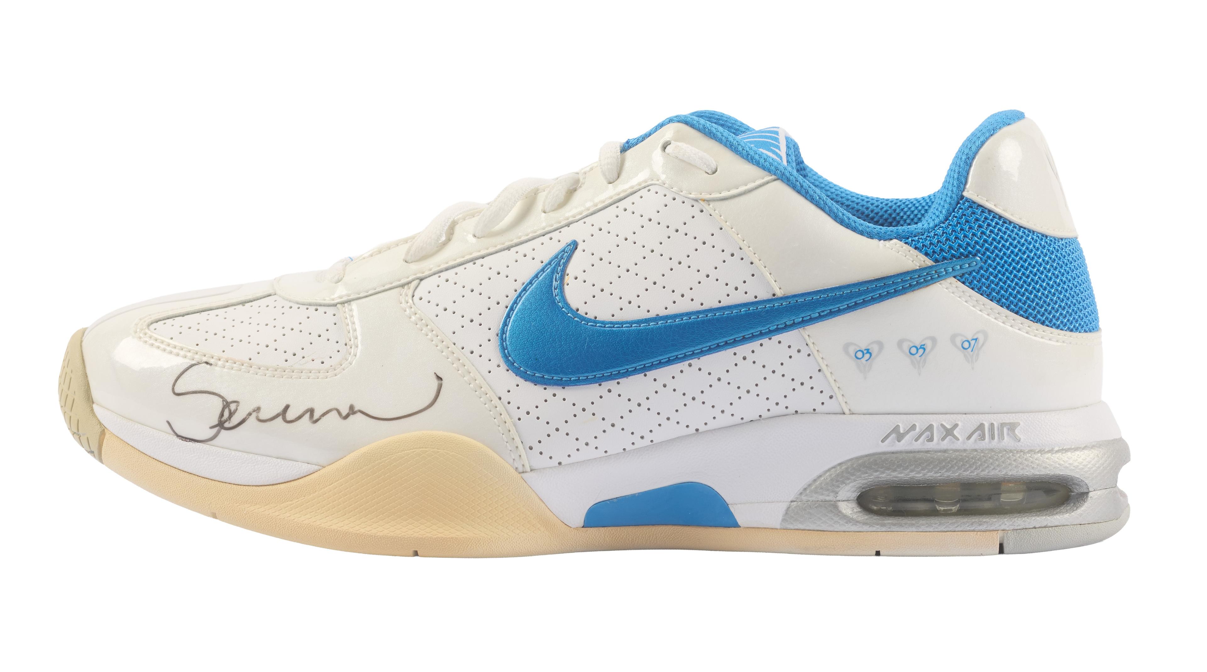 Serena Williams | Match-Issued and Signed 2009 Nike Tennis Shoes Serena Williams | Match-Issued and Signed 2009 Nike Tennis Shoes