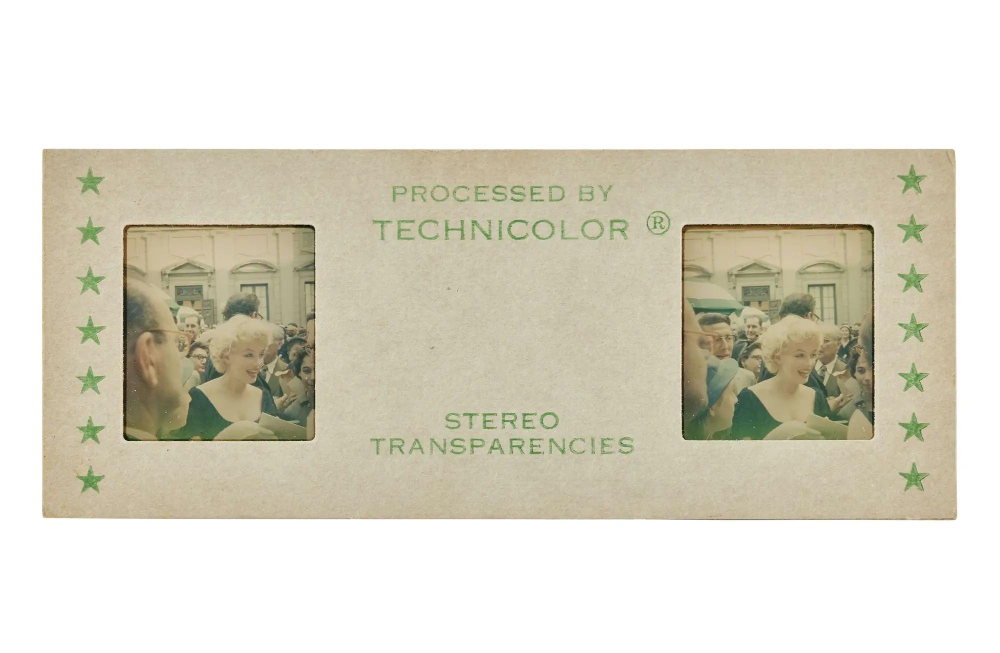Lot #80. Marilyn Monroe | 1958 Never-Before-Seen Color “Stereo Transparency” Lot #80. Marilyn Monroe 1958 Never-Before-Seen Color “Stereo Transparency”