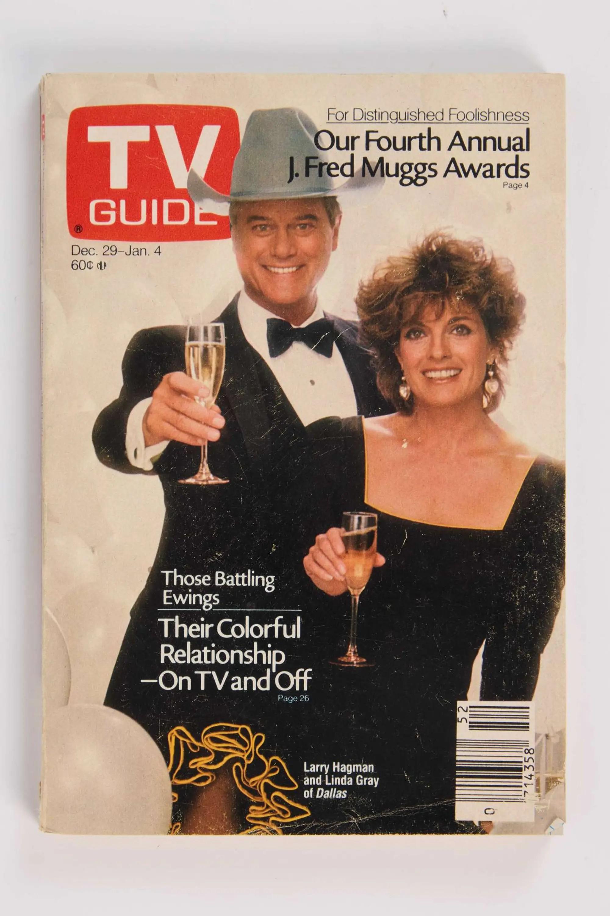 Lot #84. Linda Gray | 1984 “Dallas” TV Guide Cover Photo Lot #84 Linda Gray 1984 “Dallas” TV Guide Cover Photo