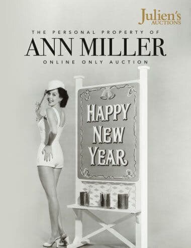 Julien's Auctions poster for the property of Ann Miller