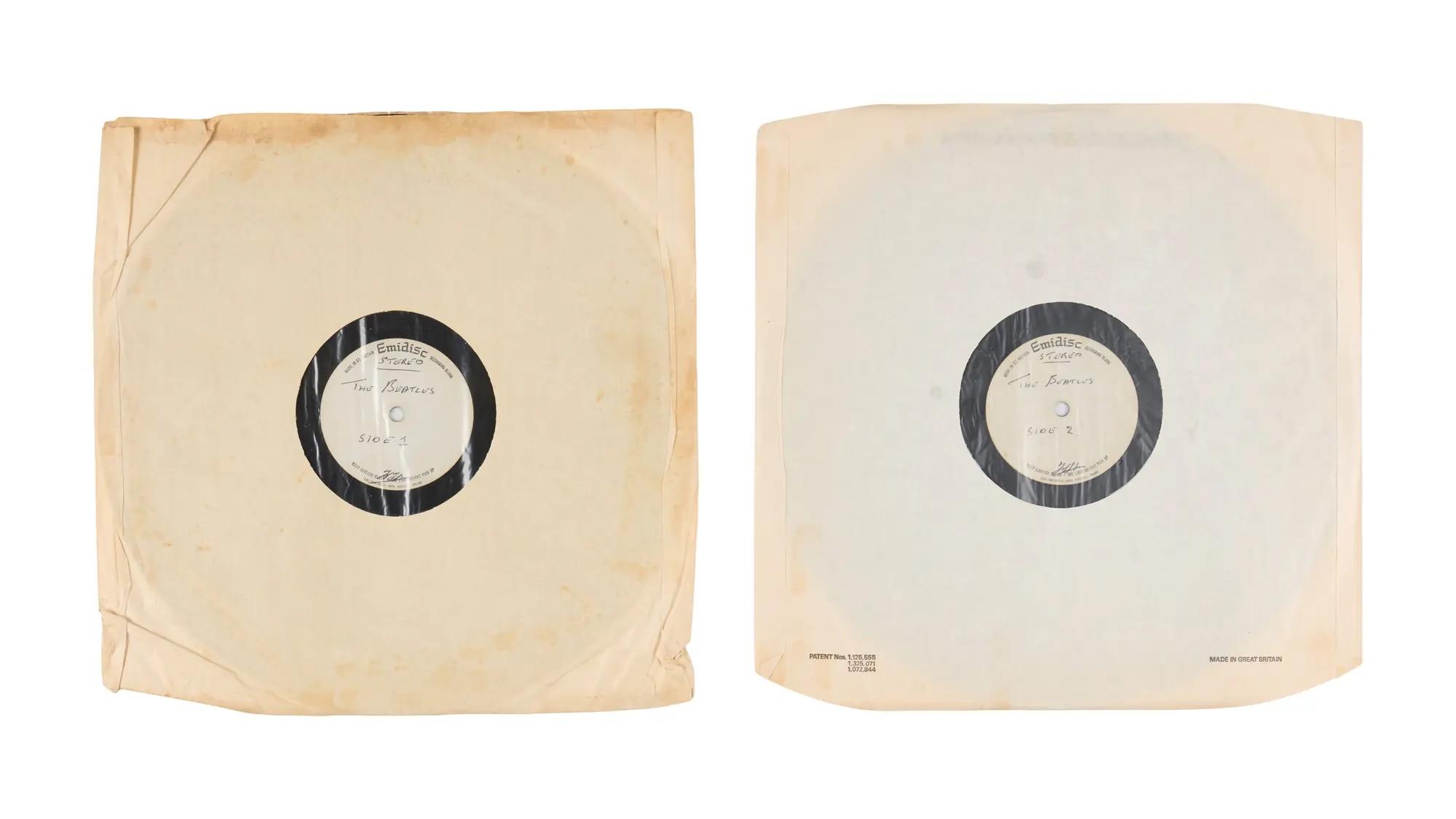 Lot #114. The Beatles | 1968 EMI Disc "The White Album" Test Pressings (Stereo, UK) Lot #114 The Beatles 1968 EMI Disc "The White Album" Test Pressings (Stereo, UK)