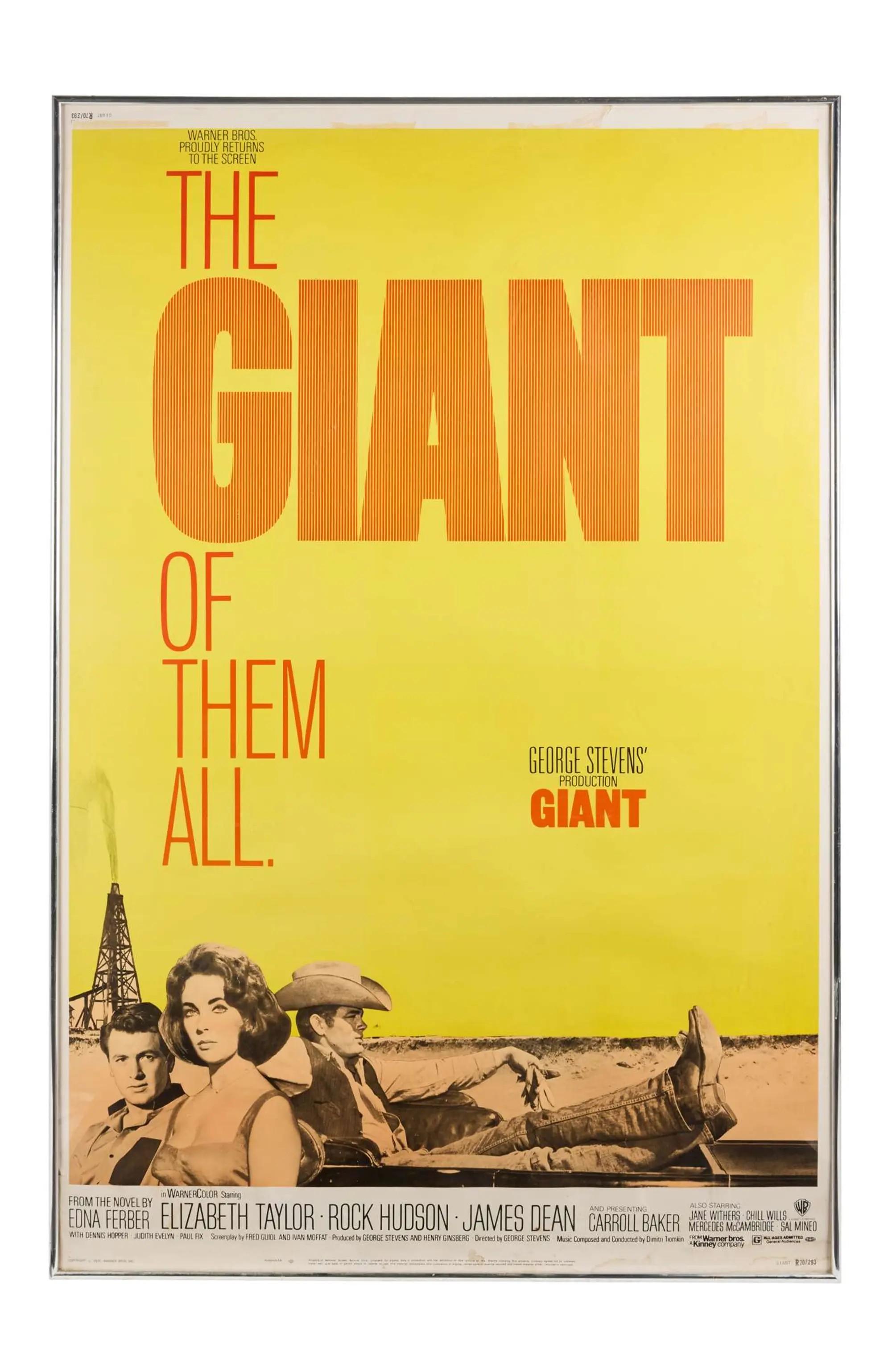 Lot #167  James Dean Signed 1955 "Giant" Contract