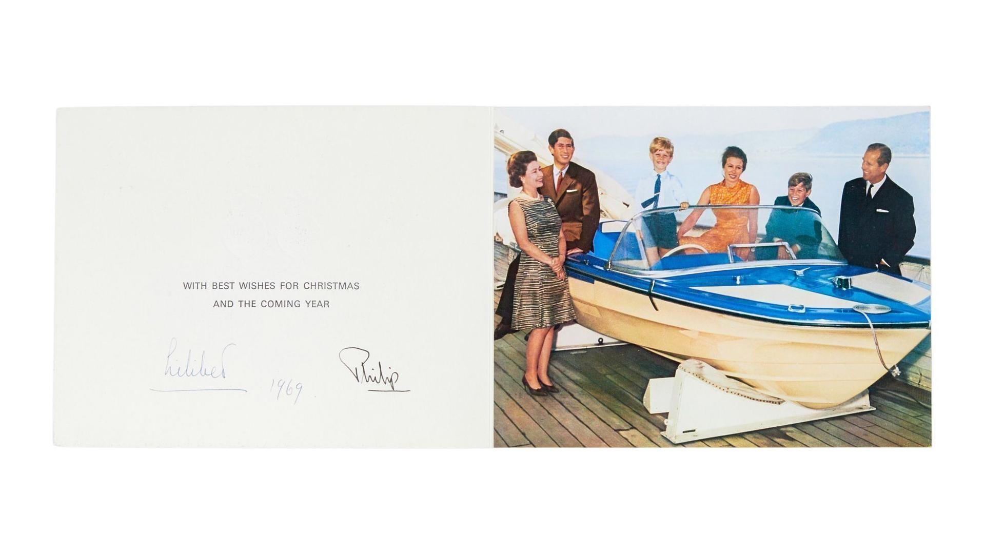 Queen Elizabeth II | "Lilibet" Signed 1969 Holiday Card With Photograph Queen Elizabeth II "Lilibet" Signed 1969 Holiday Card With Photograph