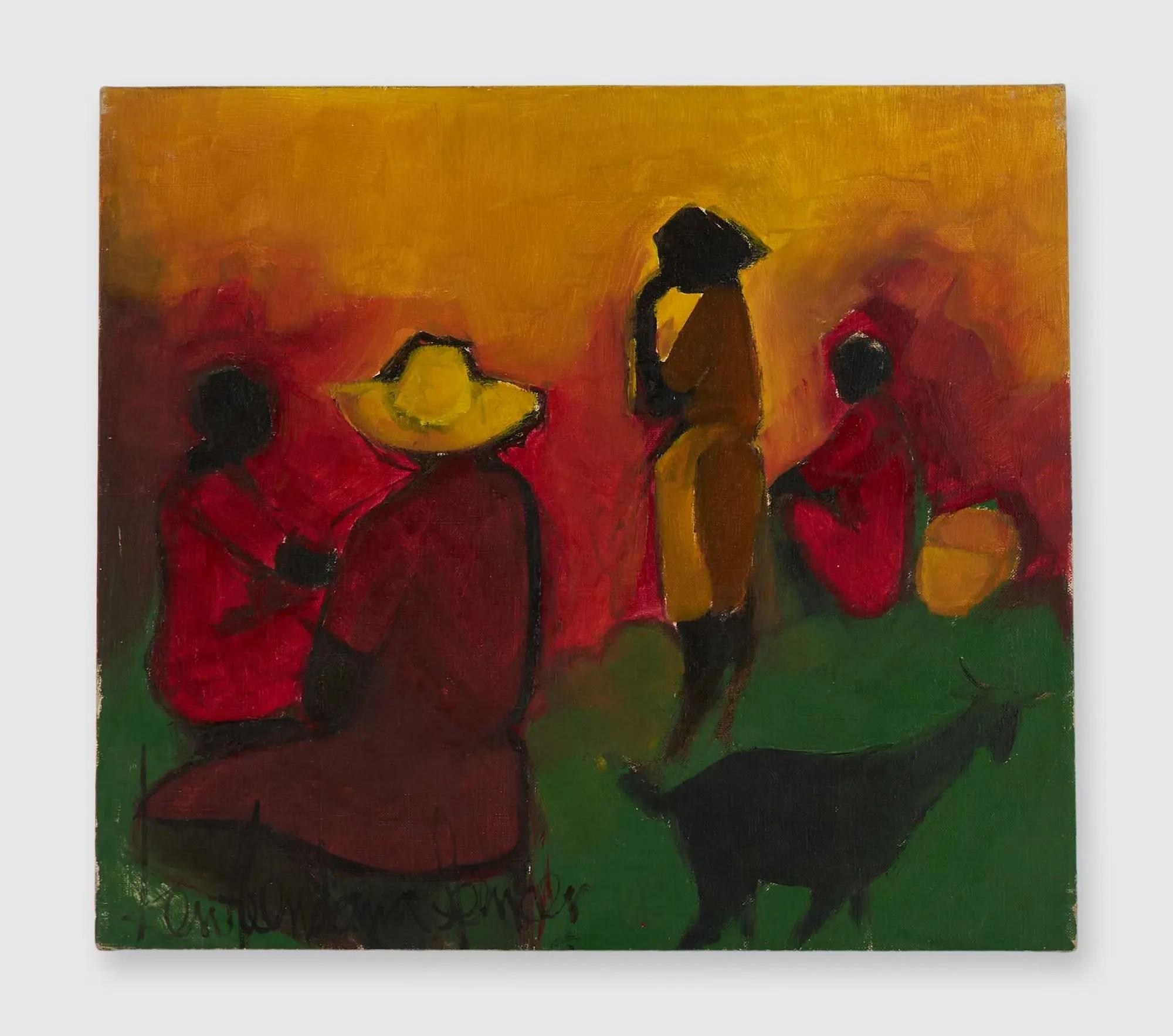 Roberta Flack Kenneth Abendana Spencer Tropical Paintings (3)