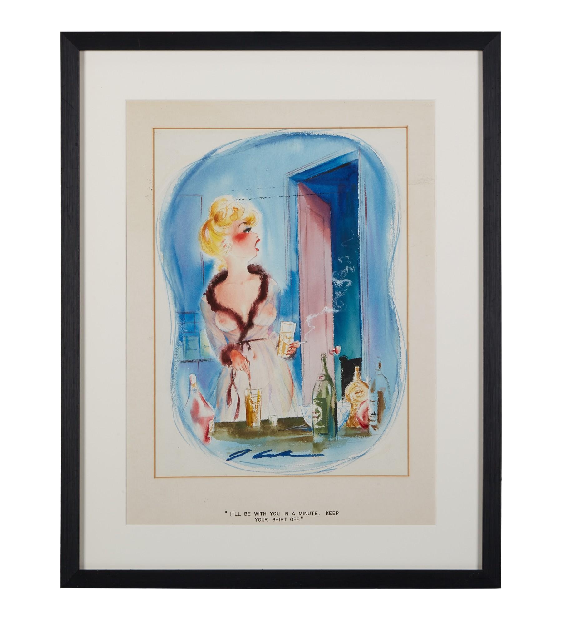 Jack Cole 1956 Drawing | Estimate: $1,000-$2,000 Jack Cole 1956 Drawing Estimate: $1,000-$2,000