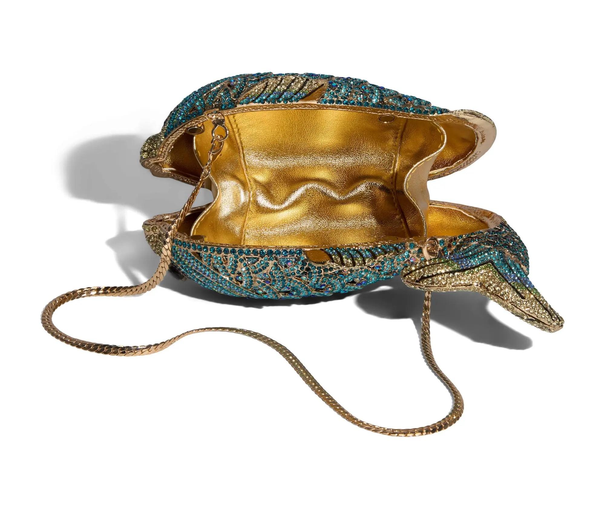 Lot #273  Loni Anderson Fish-Themed Rhinestone Purse