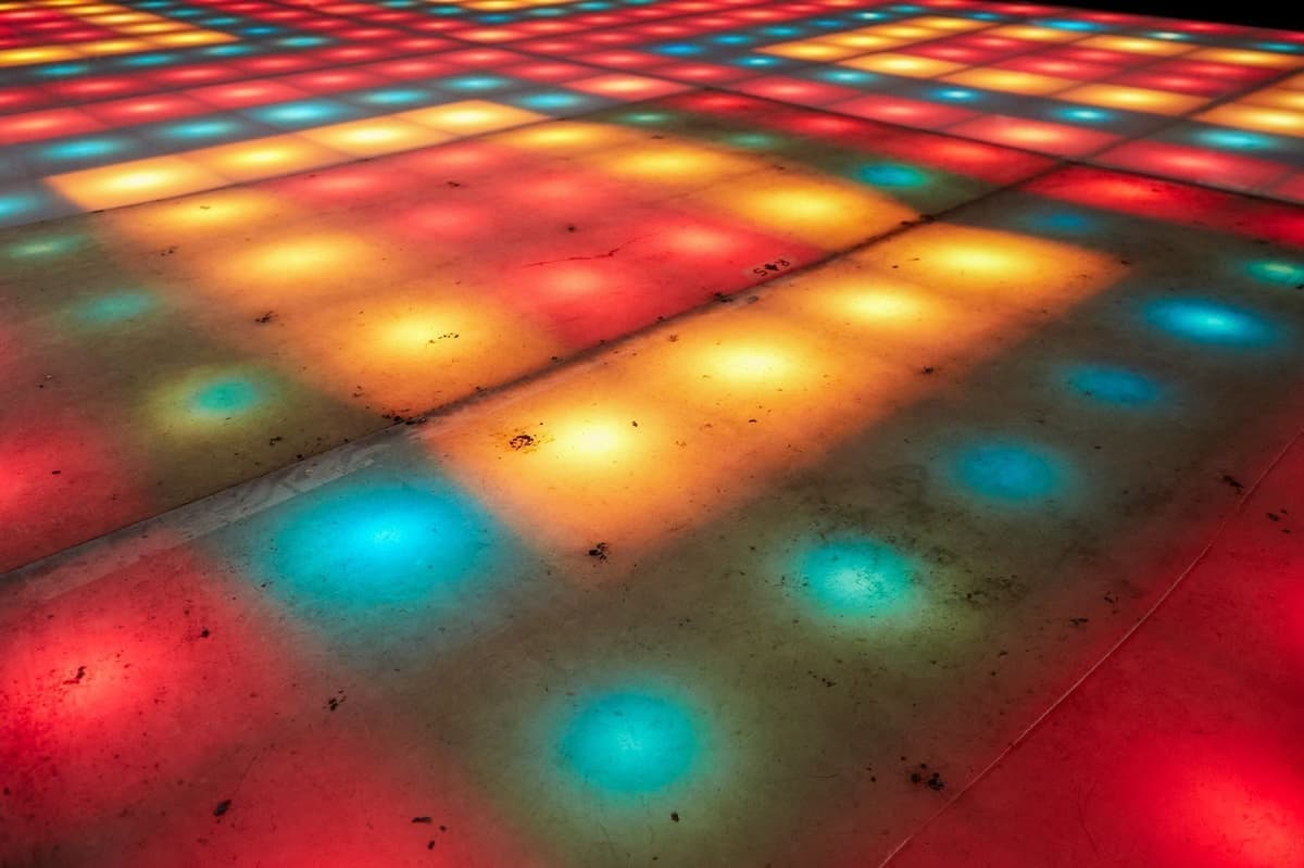 Saturday Night Fever | Illuminating Dance Floor a colorful dance floor from saturday night fever