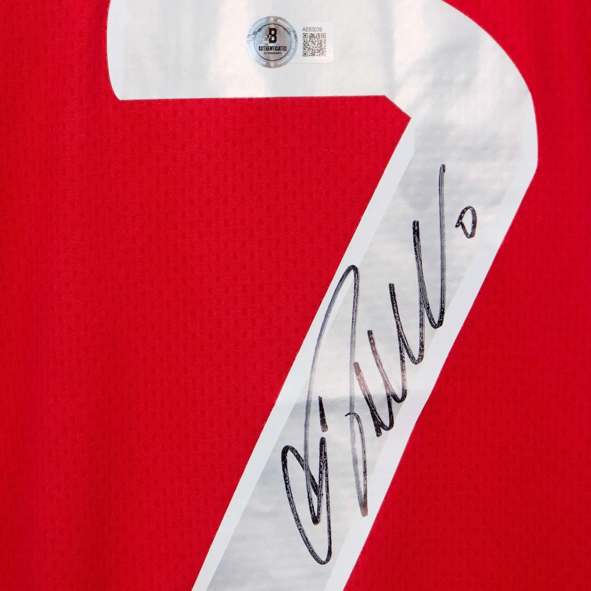 Lot #163  Cristiano Ronaldo Signed Panini World Cup Trading Card (Beckett)