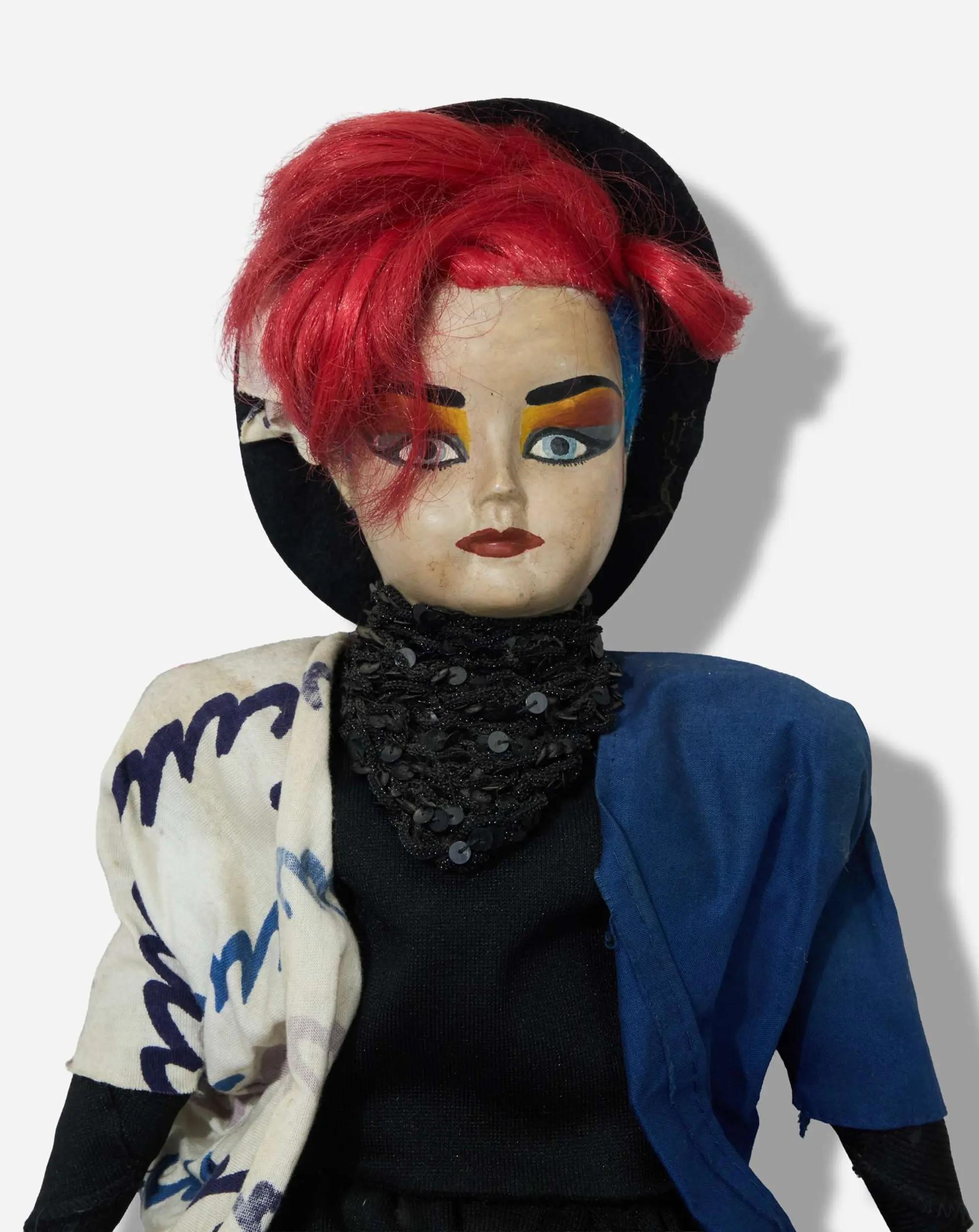 Lot #16  Boy George 1980's Iconic Boy George Porcelain Doll (With Image) 3
