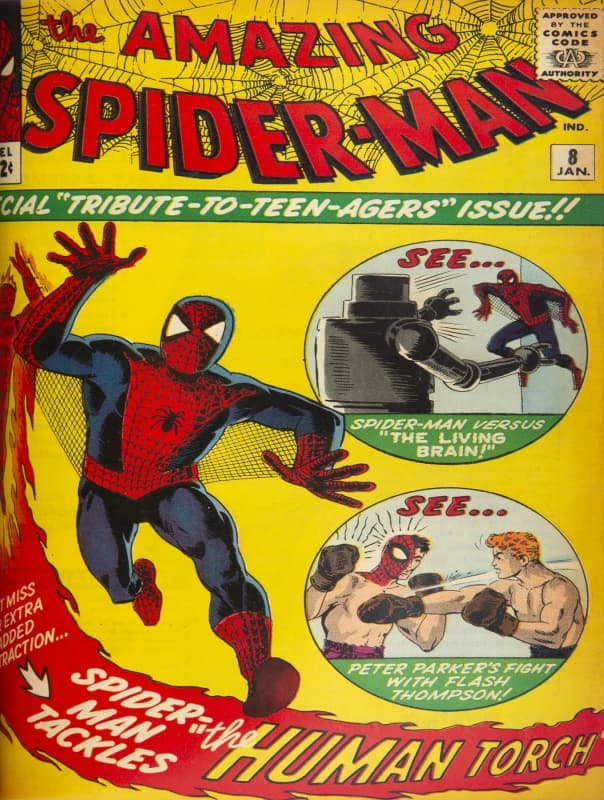STAN LEE SIGNED CUSTOM BOUND HARDCOVER BOOK OF THE AMAZING SPIDER-MAN AND AMAZING FANTASY #15