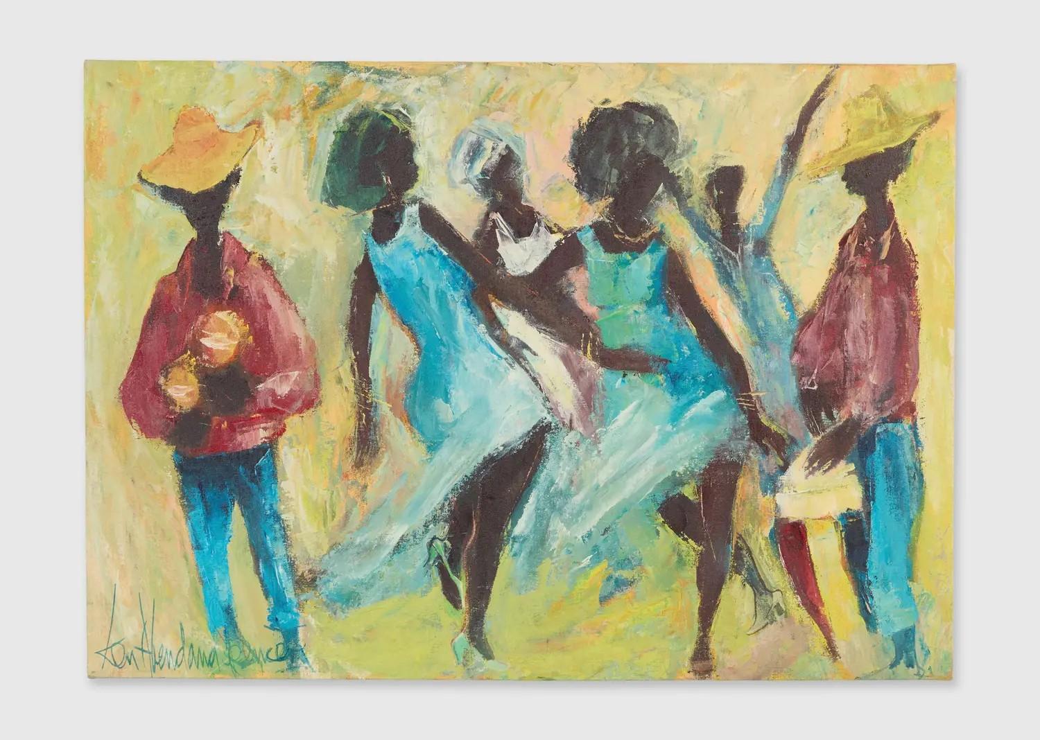 Roberta Flack Kenneth Abendana Spencer Paintings of Women (3)